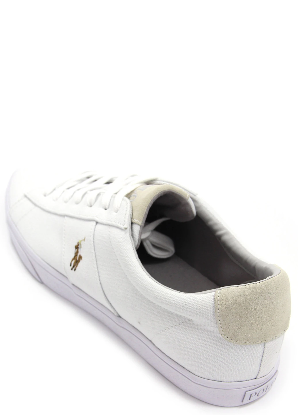 Білі чоловічі кеди ralph lauren sayer-ne Polo