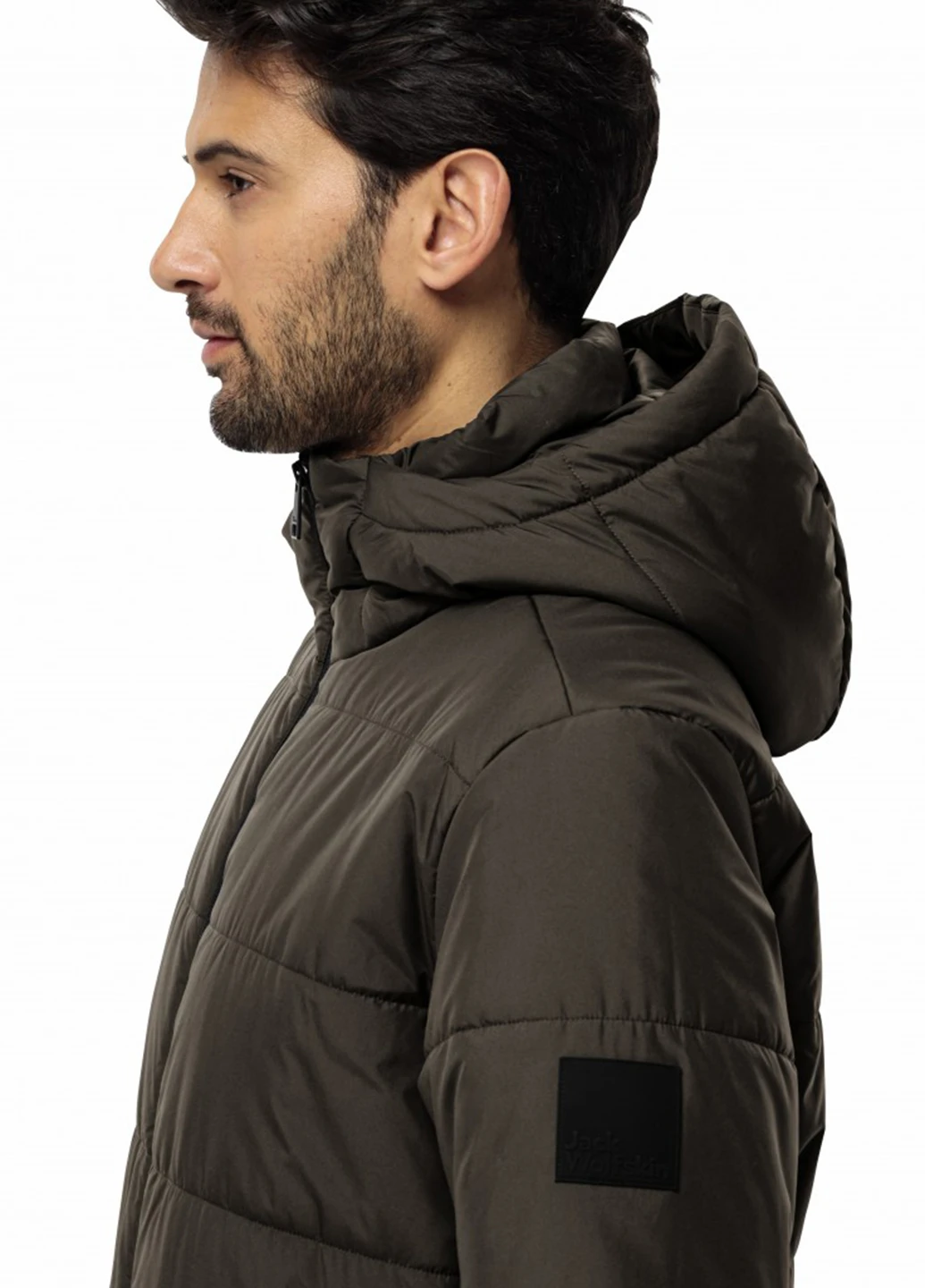 Темно-коричнева зимня куртка Jack Wolfskin