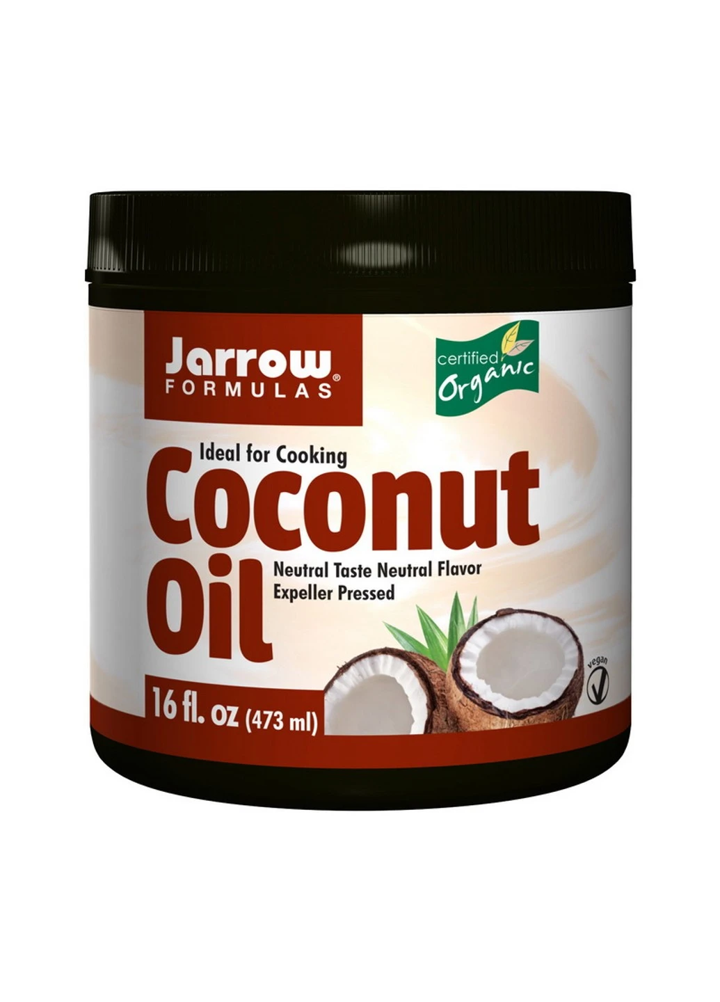 Органическое Кокосовое Масло, без запаха, Organic Coconut Oil, Expeller Pressed,, 473 декабрь Jarrow Formulas (255408571)