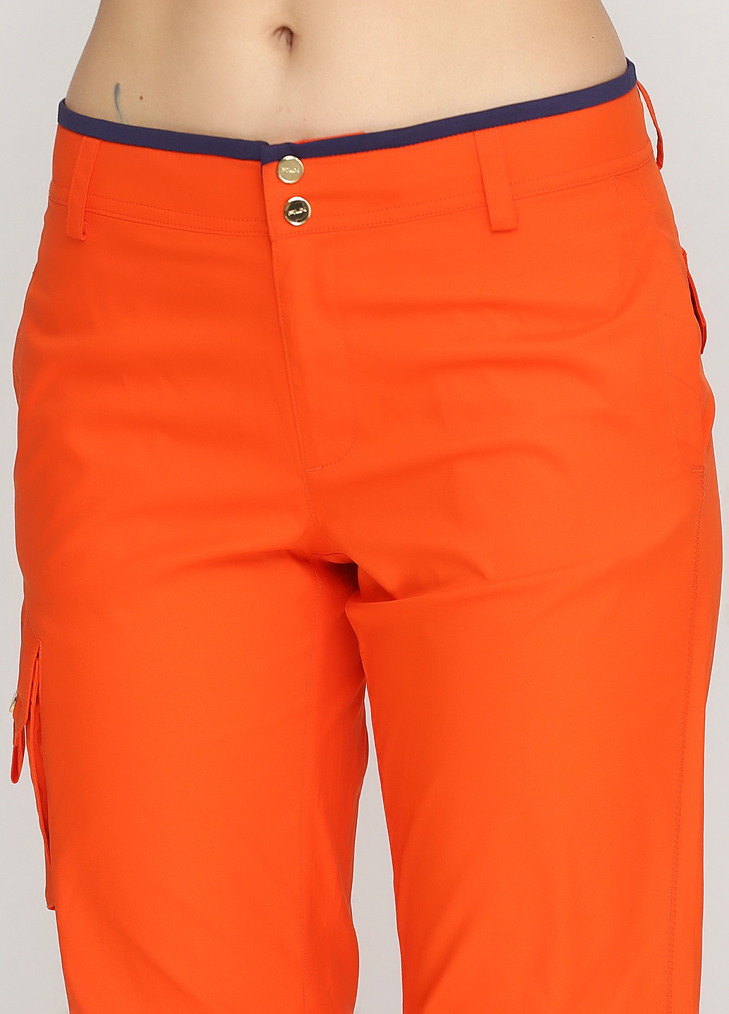 Оранжевые кэжуал демисезонные брюки Ralph Lauren