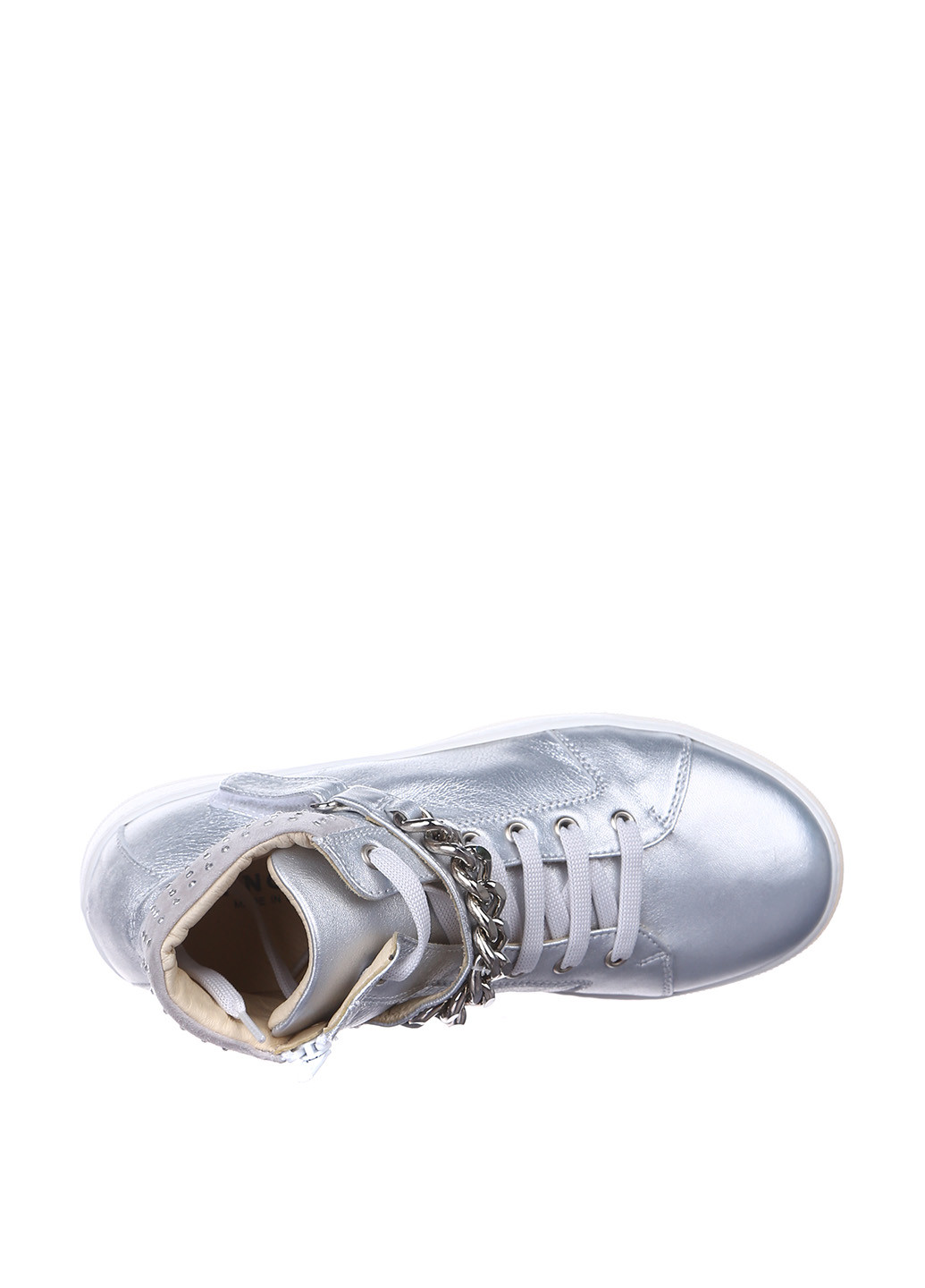 Серебристые кэжуал осенние ботинки Zanotti