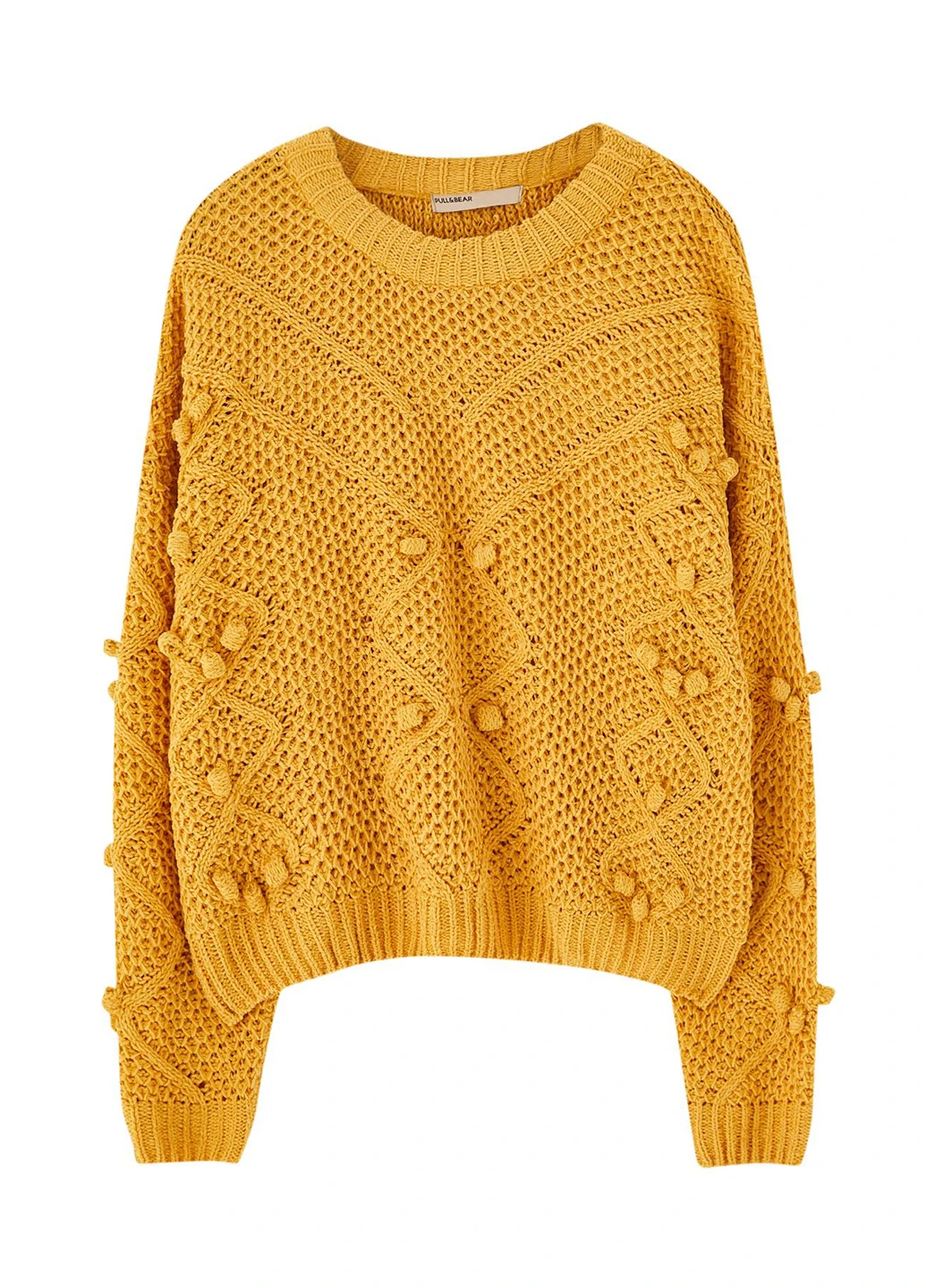 Гірчичний демісезонний джемпер джемпер Pull & Bear