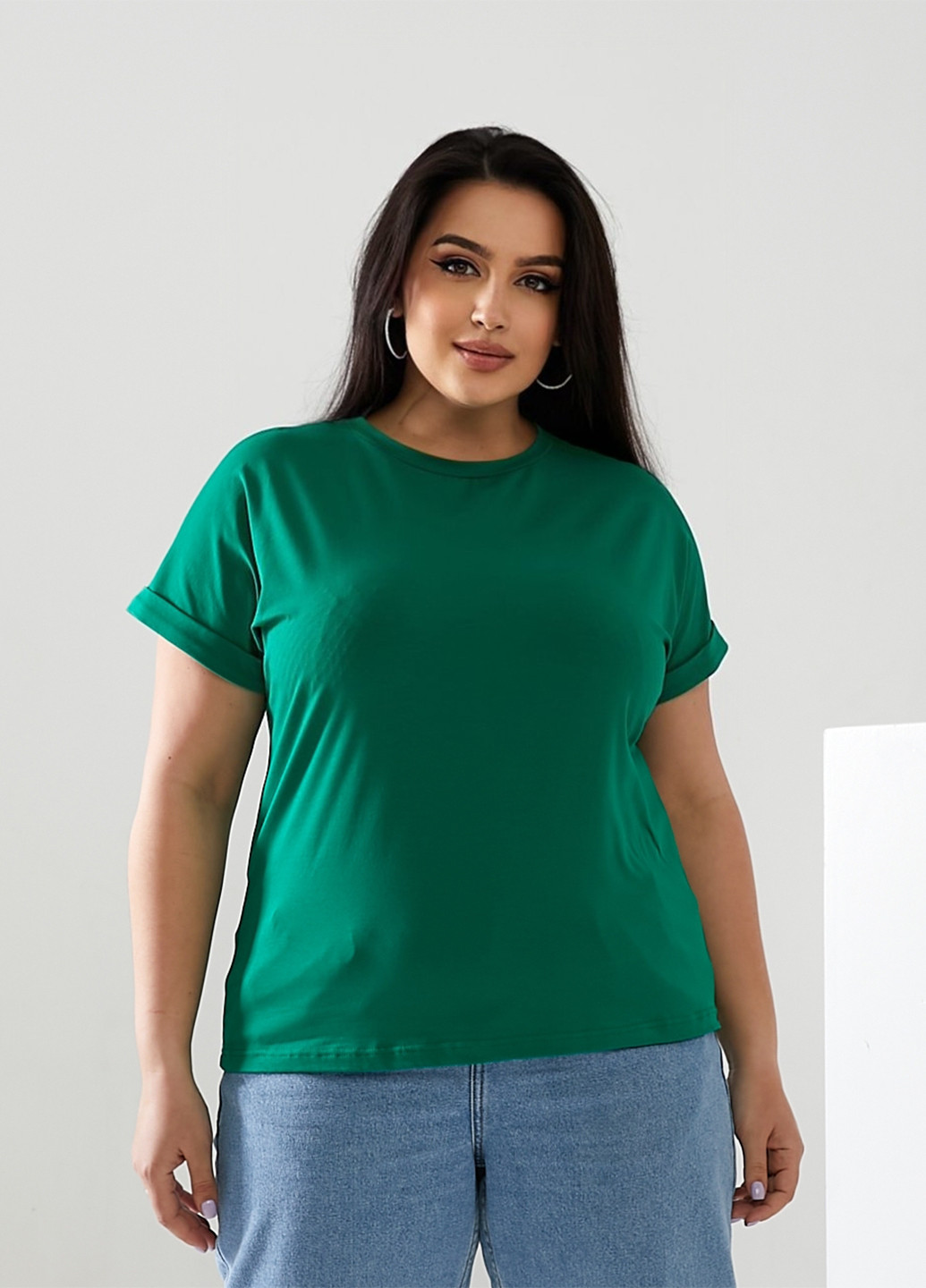Зеленая летняя футболка Elfberg