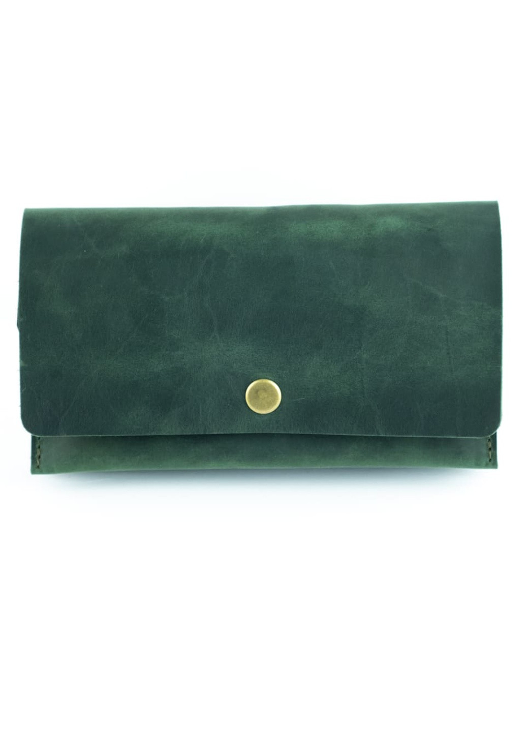 Шкіряний портмоне гаманець Space зелений вінтажний Kozhanty (252315369)