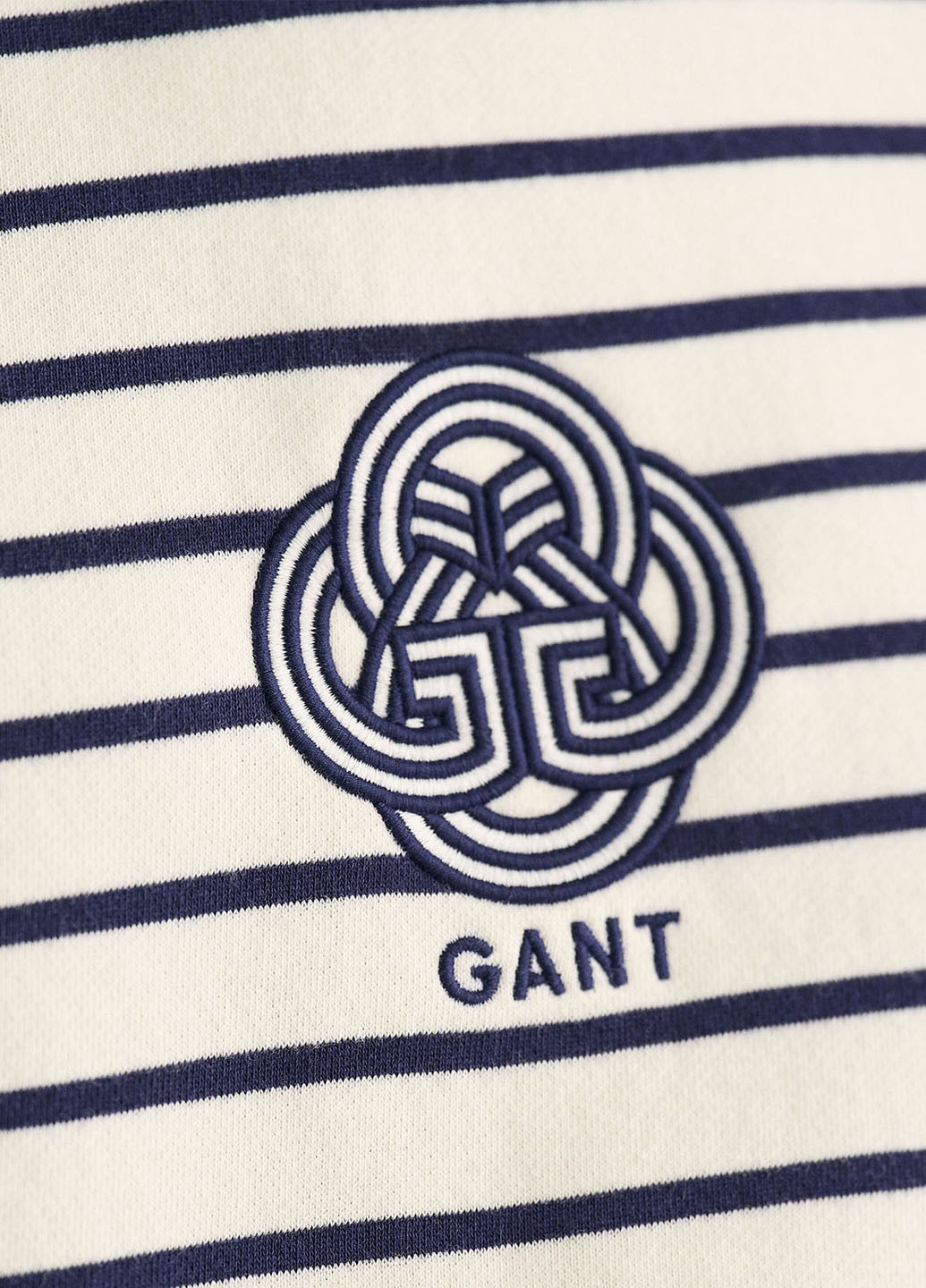Свитшот Gant - Прямой крой полоска комбинированный кэжуал хлопок - (293628611)