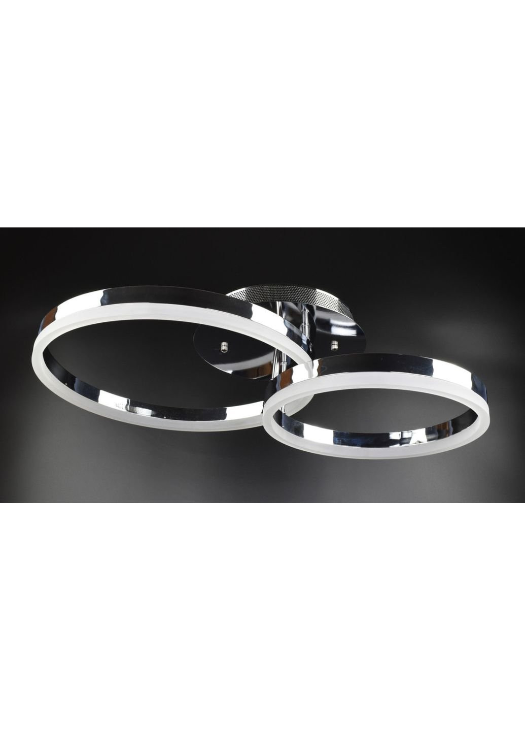 Люстра стельова LED з пультом A8008/2-ch Хром 10х40х62 див. Sunnysky (253628341)