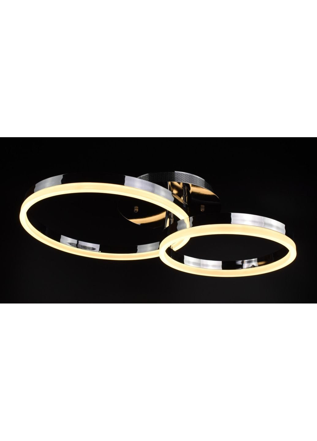 Люстра стельова LED з пультом A8008/2-ch Хром 10х40х62 див. Sunnysky (253628341)