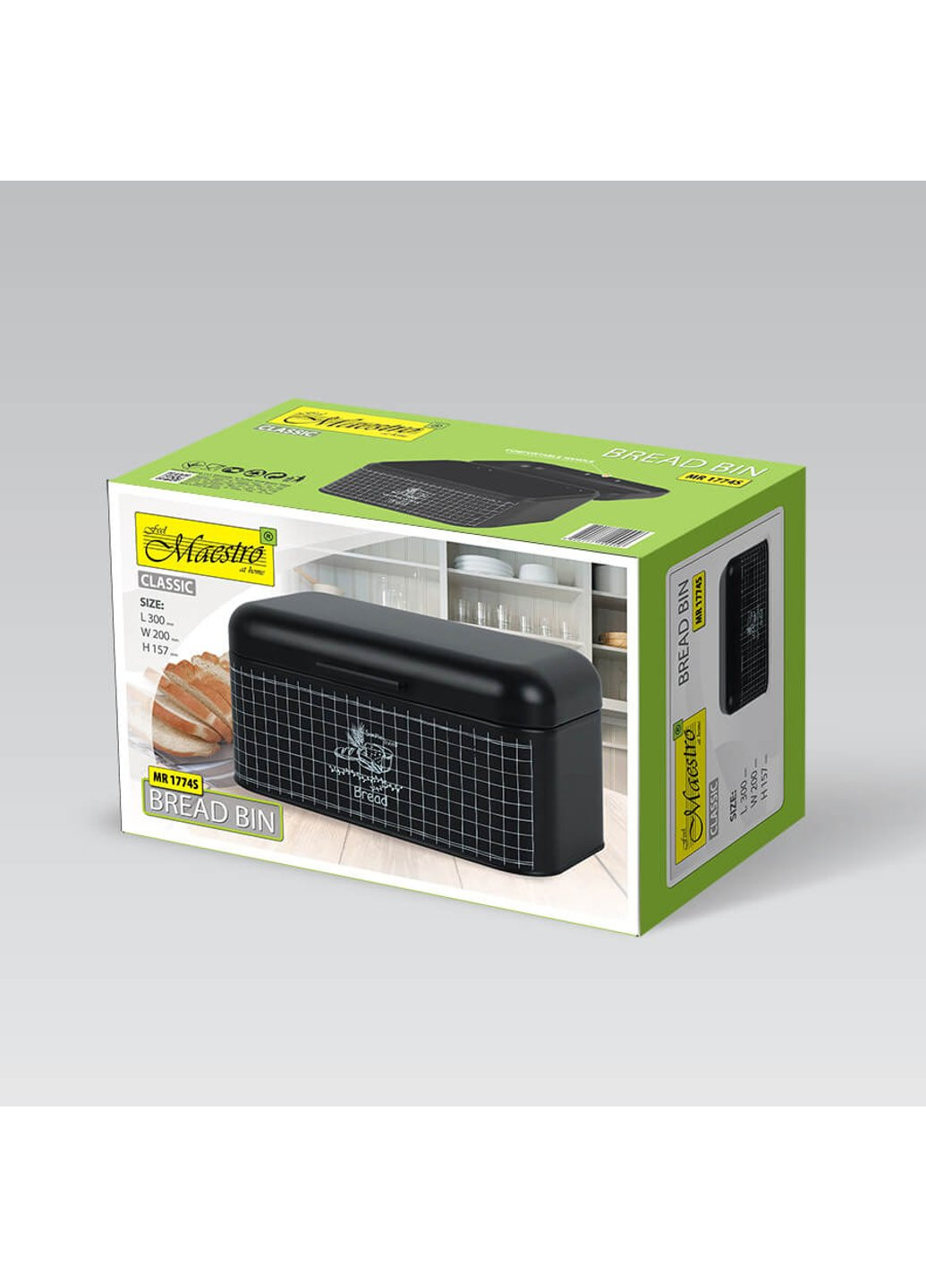 Хлебница MR-1774-S 30x20x15,7 cм Maestro (254860836)