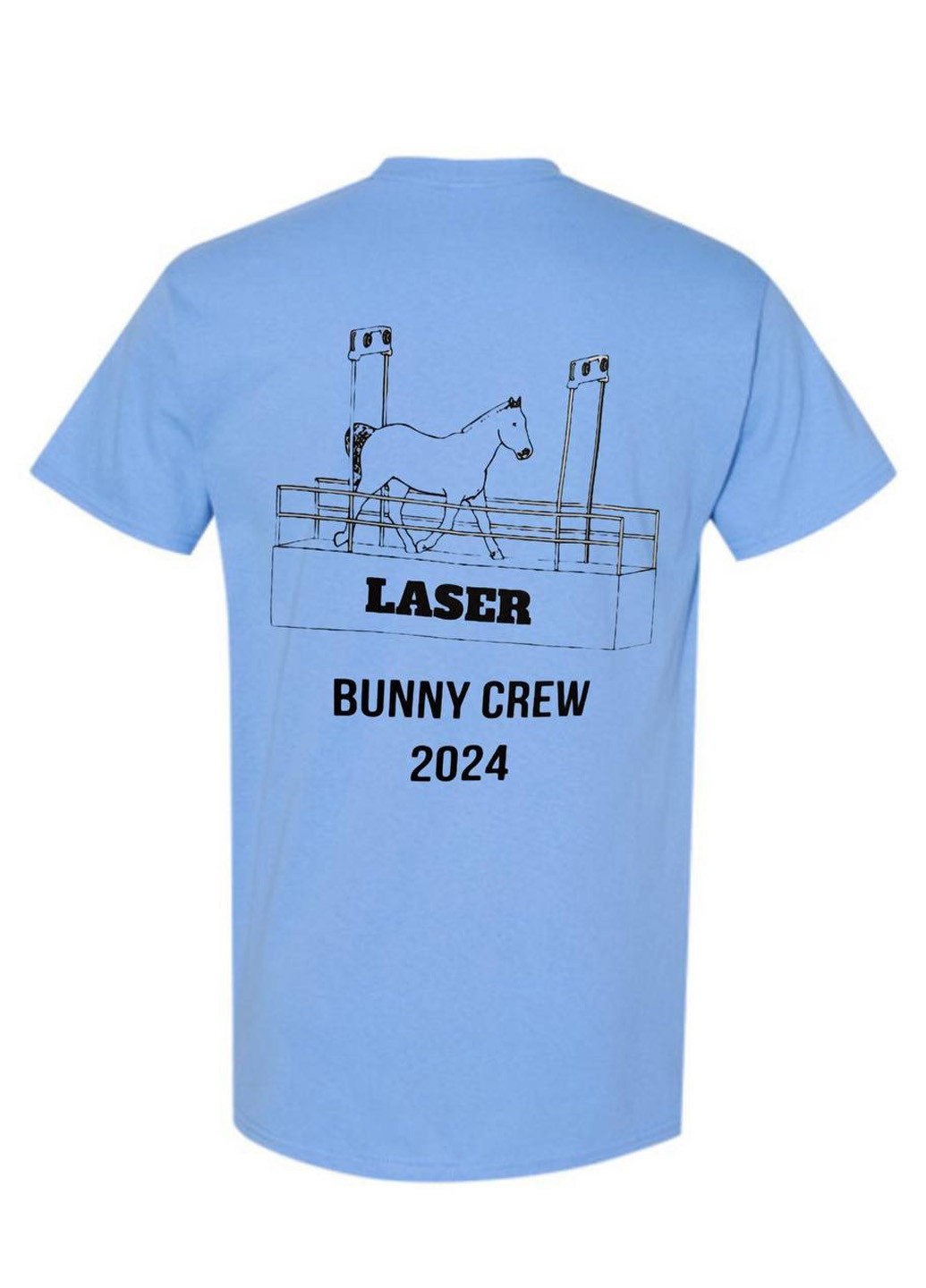 Блакитна футболка Gildan