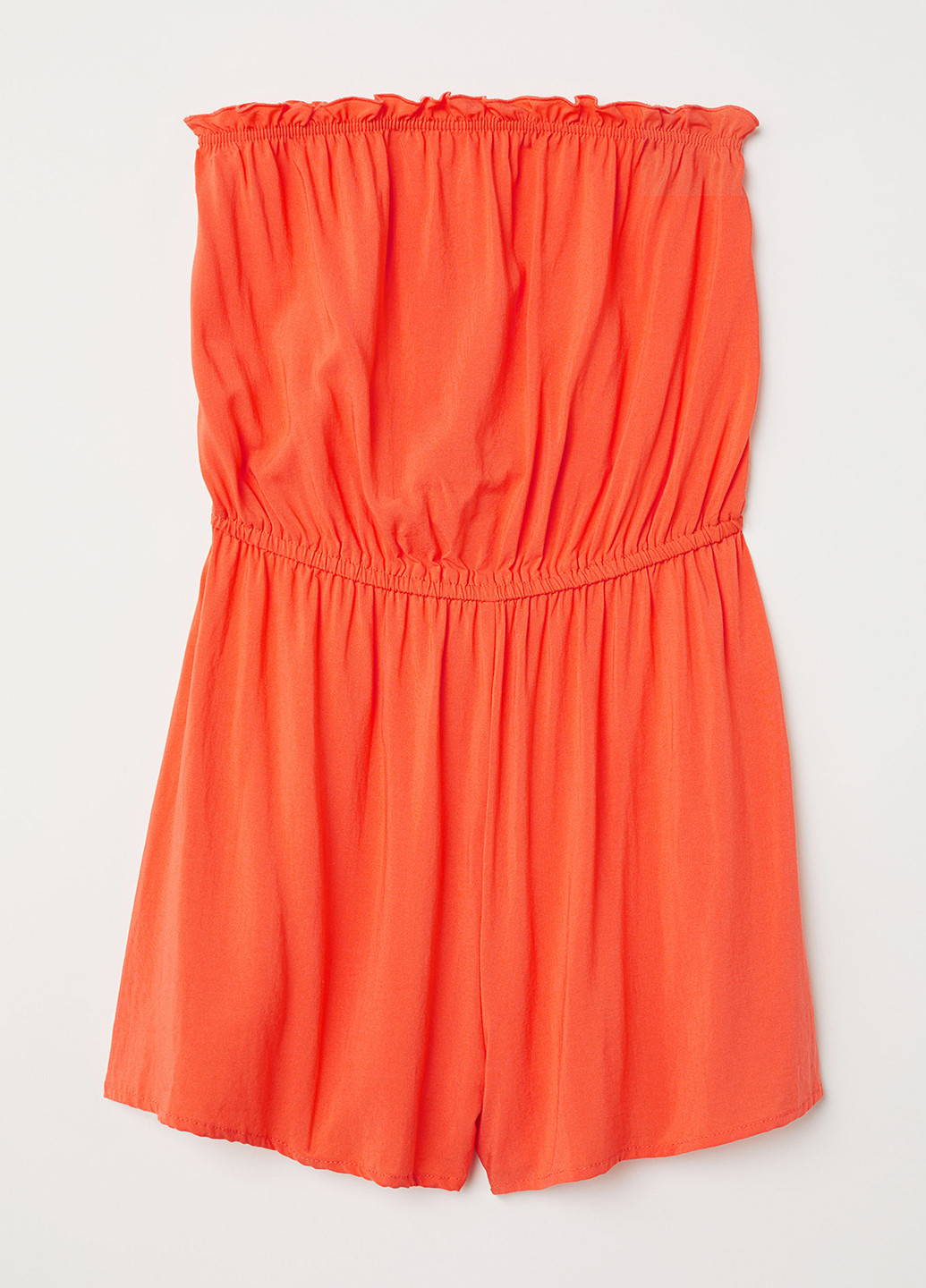Комбінезон H&M комбінезон-шорти однотонний помаранчевий кежуал