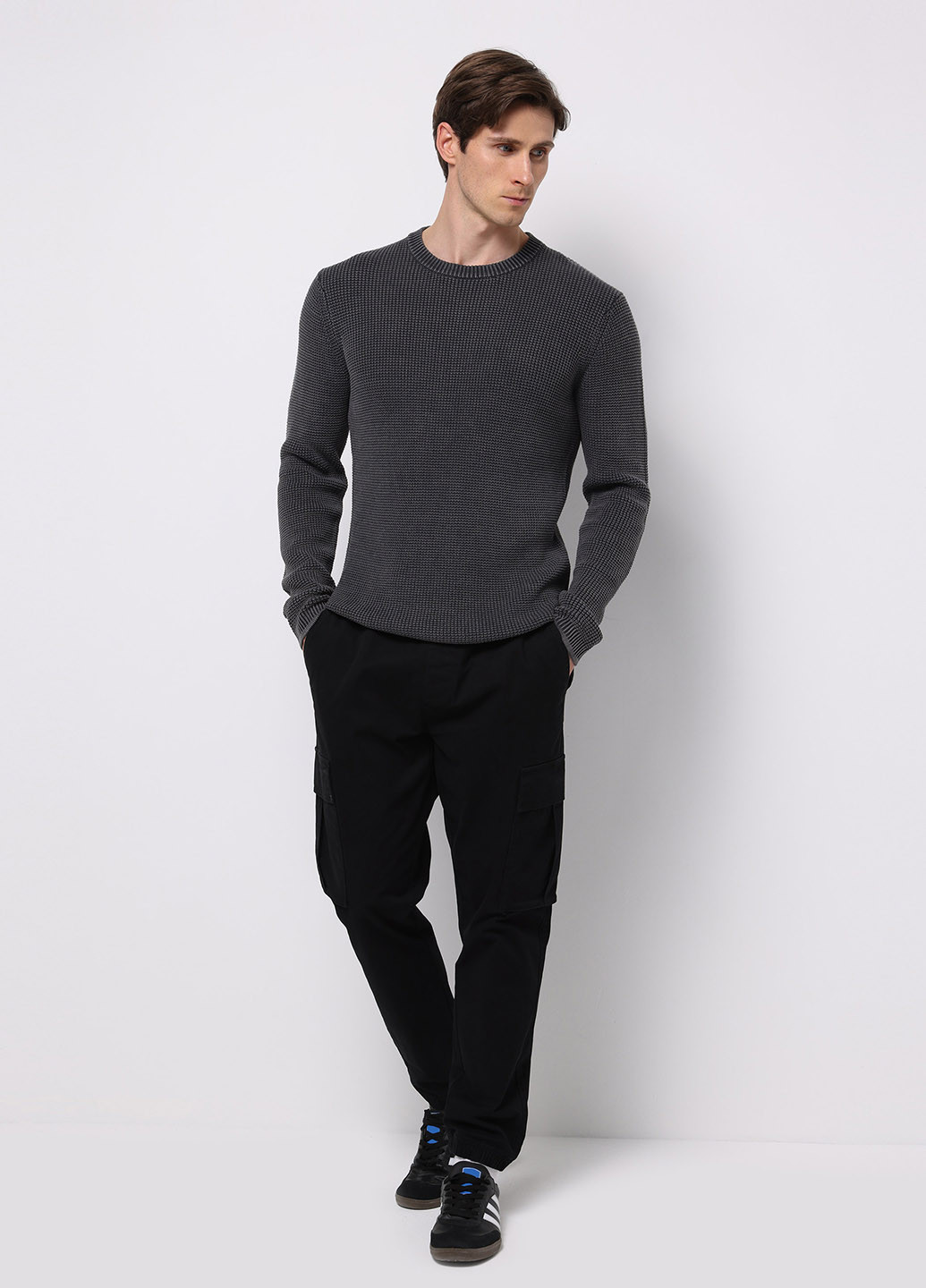 Темно-сірий зимовий джемпер джемпер Colin's