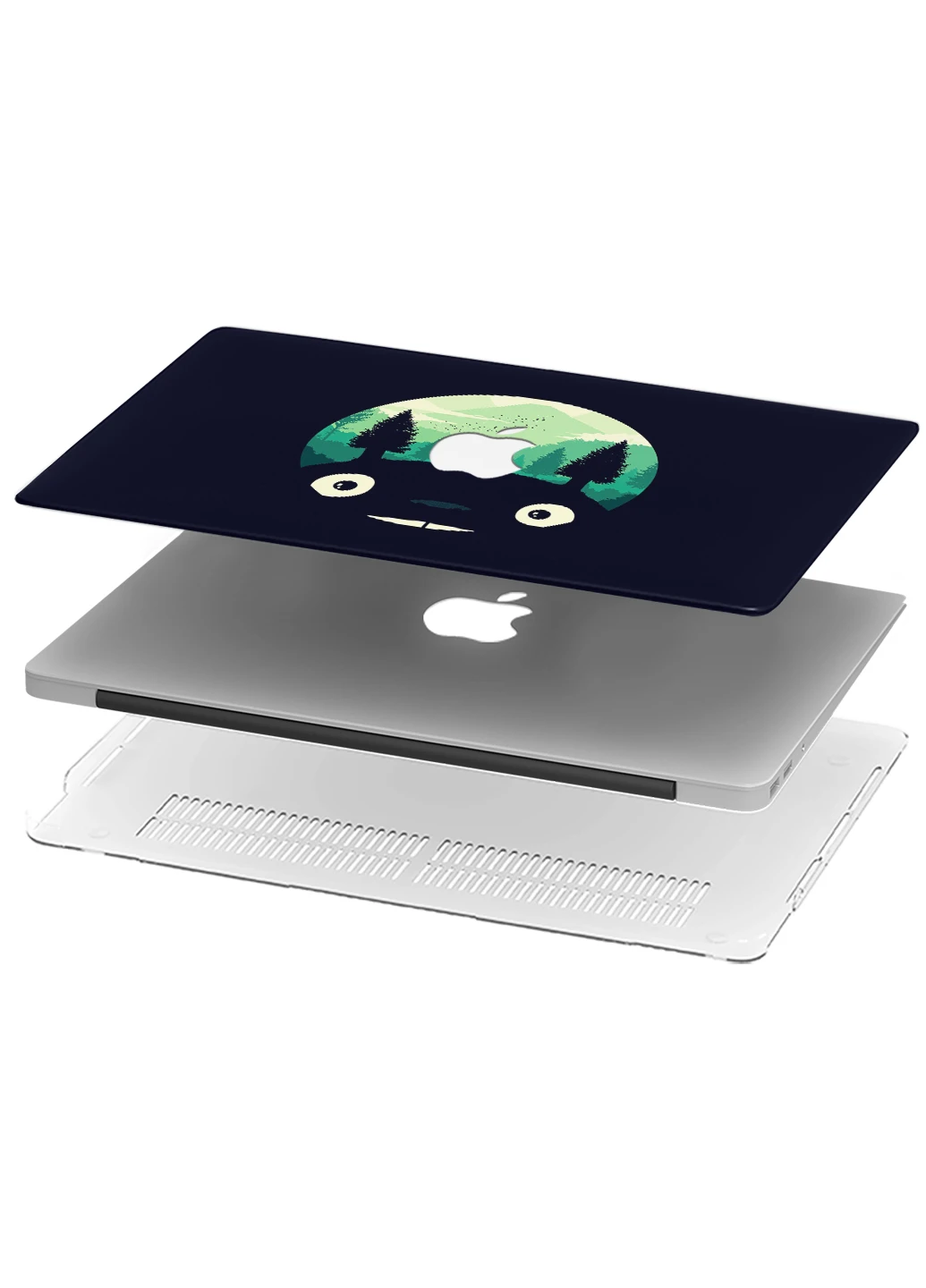 Чохол пластиковий для Apple MacBook Air 13 A1932 / A2179 / A2337 Мій сусід Тоторо (My Neighbor Totoro) (9656-1936) MobiPrint (218505485)