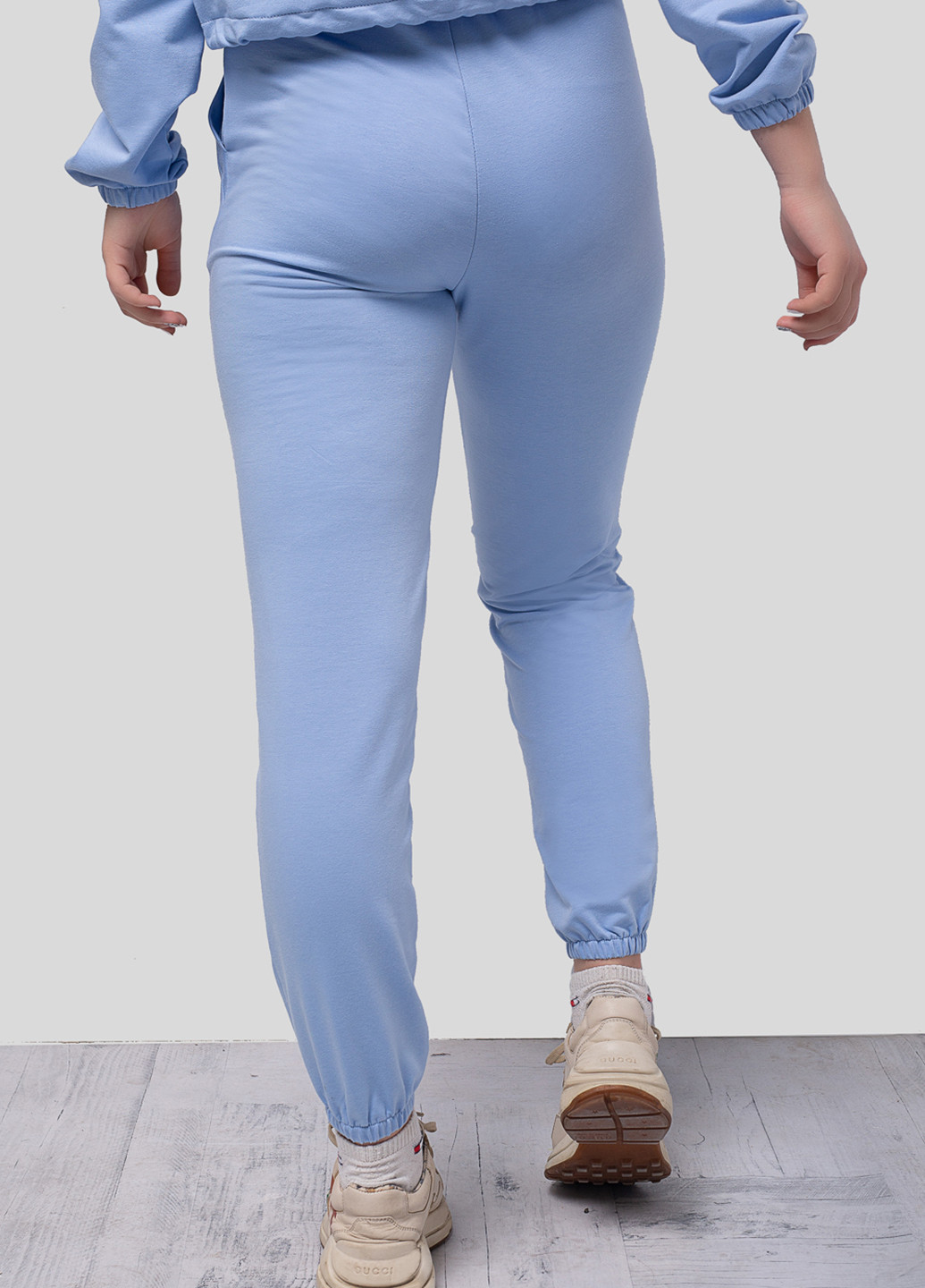 Голубые кэжуал демисезонные джоггеры брюки Azuri
