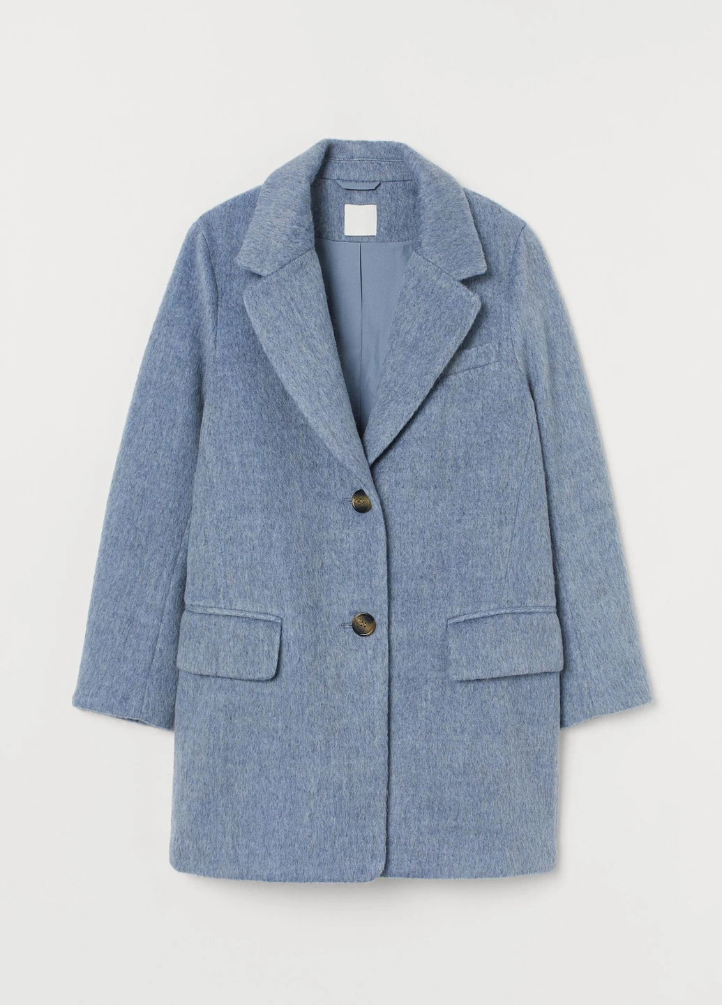 Синє зимнє Коротке пальто H&M