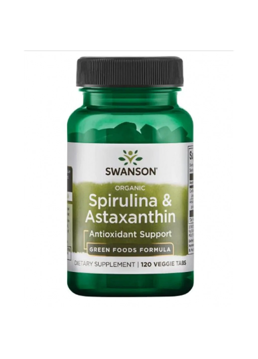 Спіруліна Spirulina Astaxanthin 120 капсул Swanson (255408827)