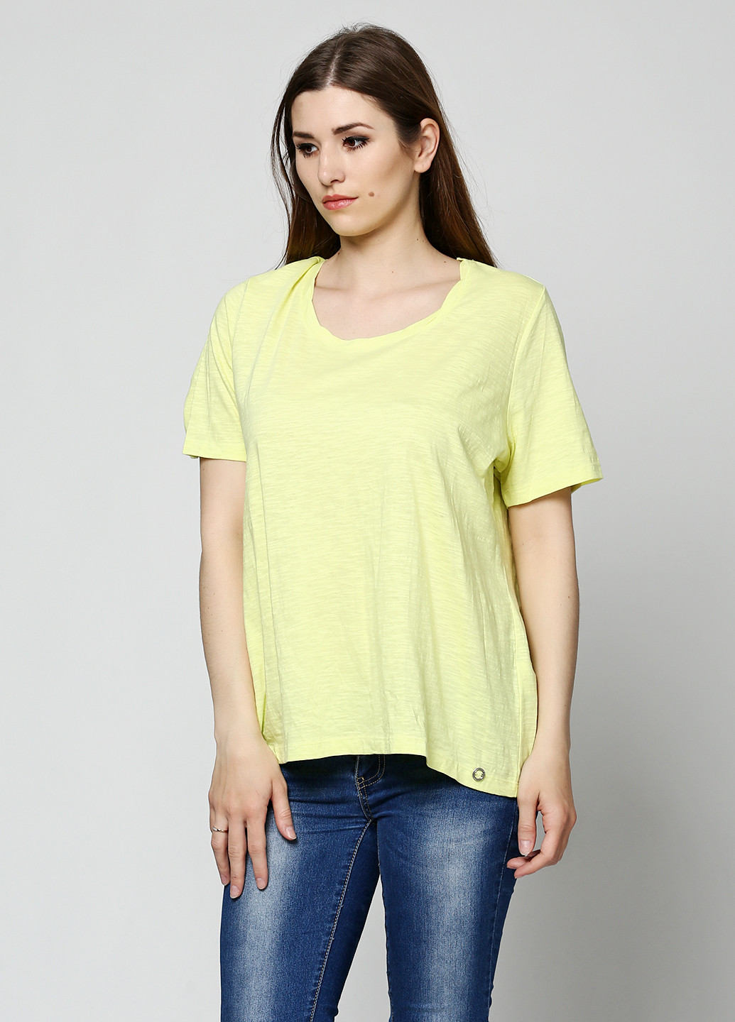 Лимонная летняя футболка Olsen