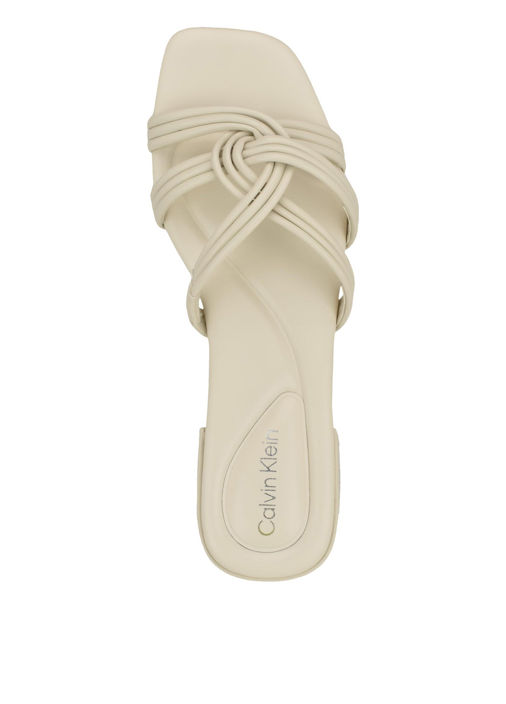 Молочные шлепанцы Calvin Klein