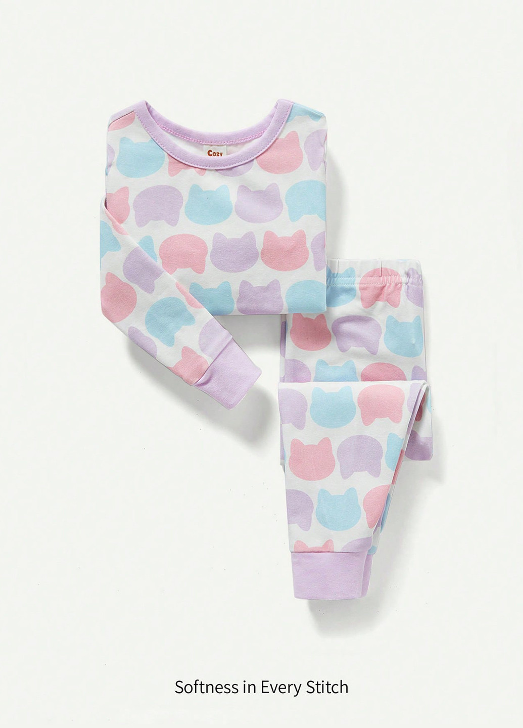 Комбинированная всесезон пижама (лонгслив, брюки) лонгслив + брюки SHEIN