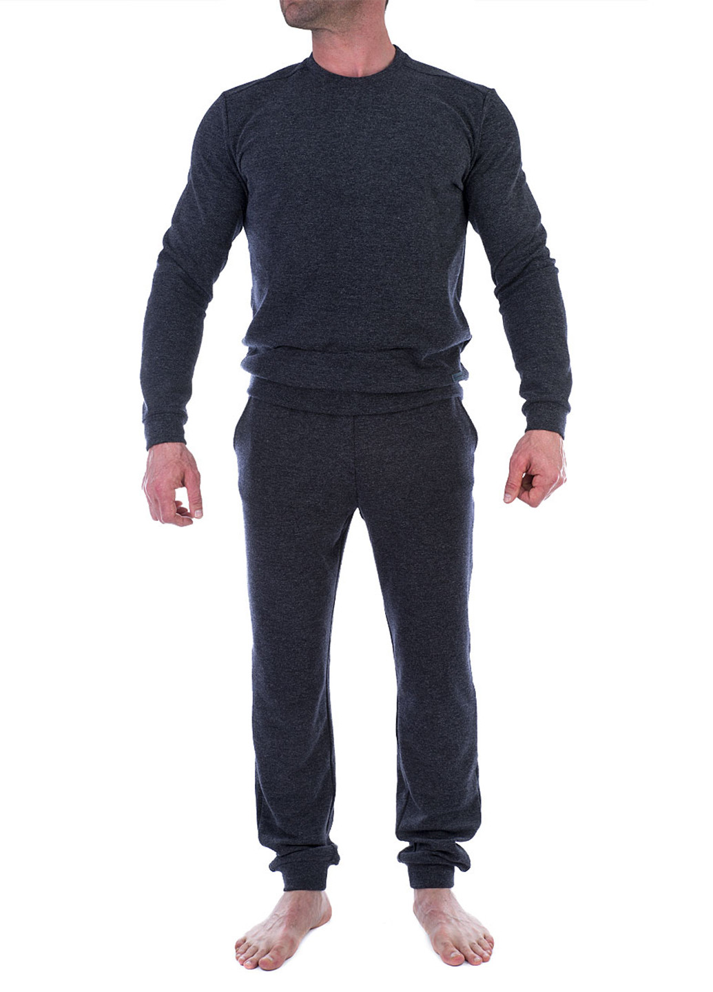 Темно-серые домашние демисезонные зауженные брюки Trussardi Jeans