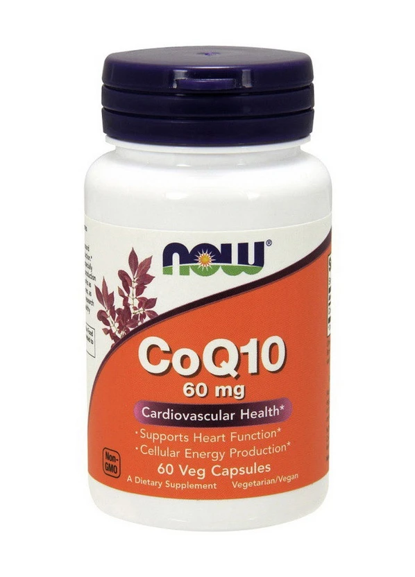 Коэнзим CoQ10 60 mg 60 softgels Now (255189543)