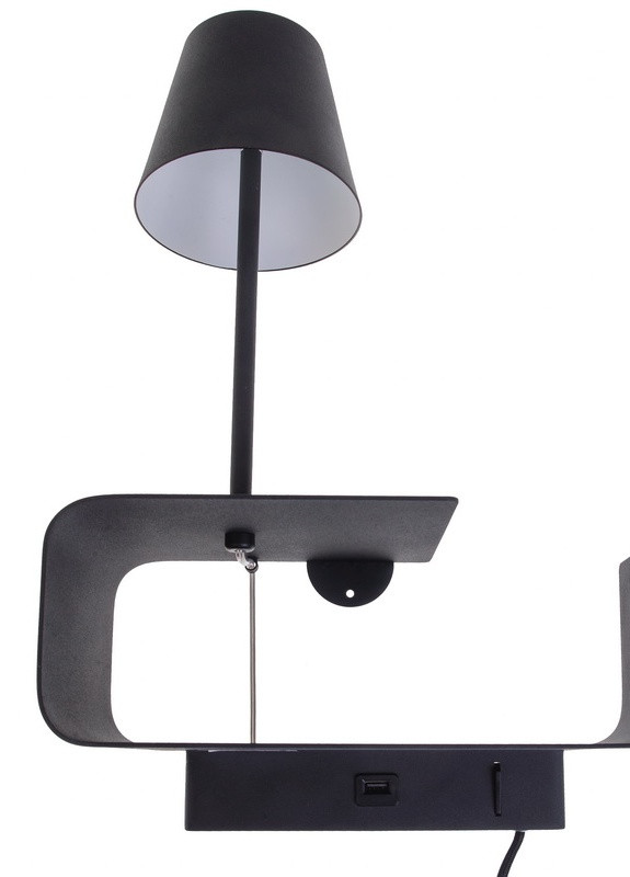 Бра-полиця настінна накладна LED BL-574W/6W BK Brille (253894256)
