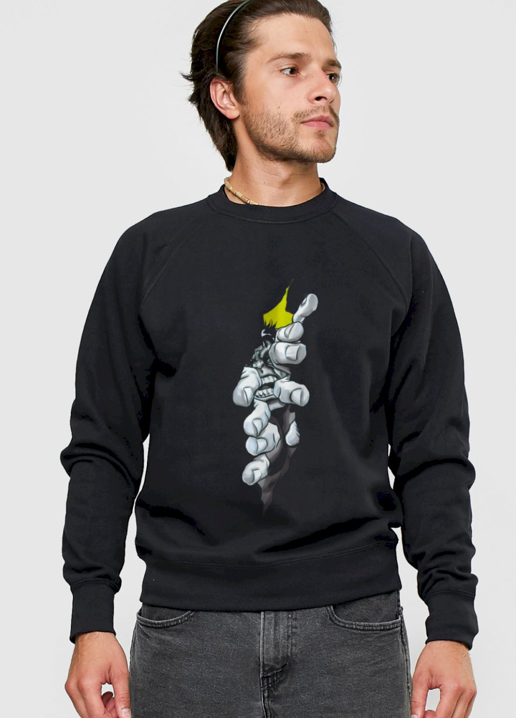 Черный свитшот мужской YAPPI (198688712)