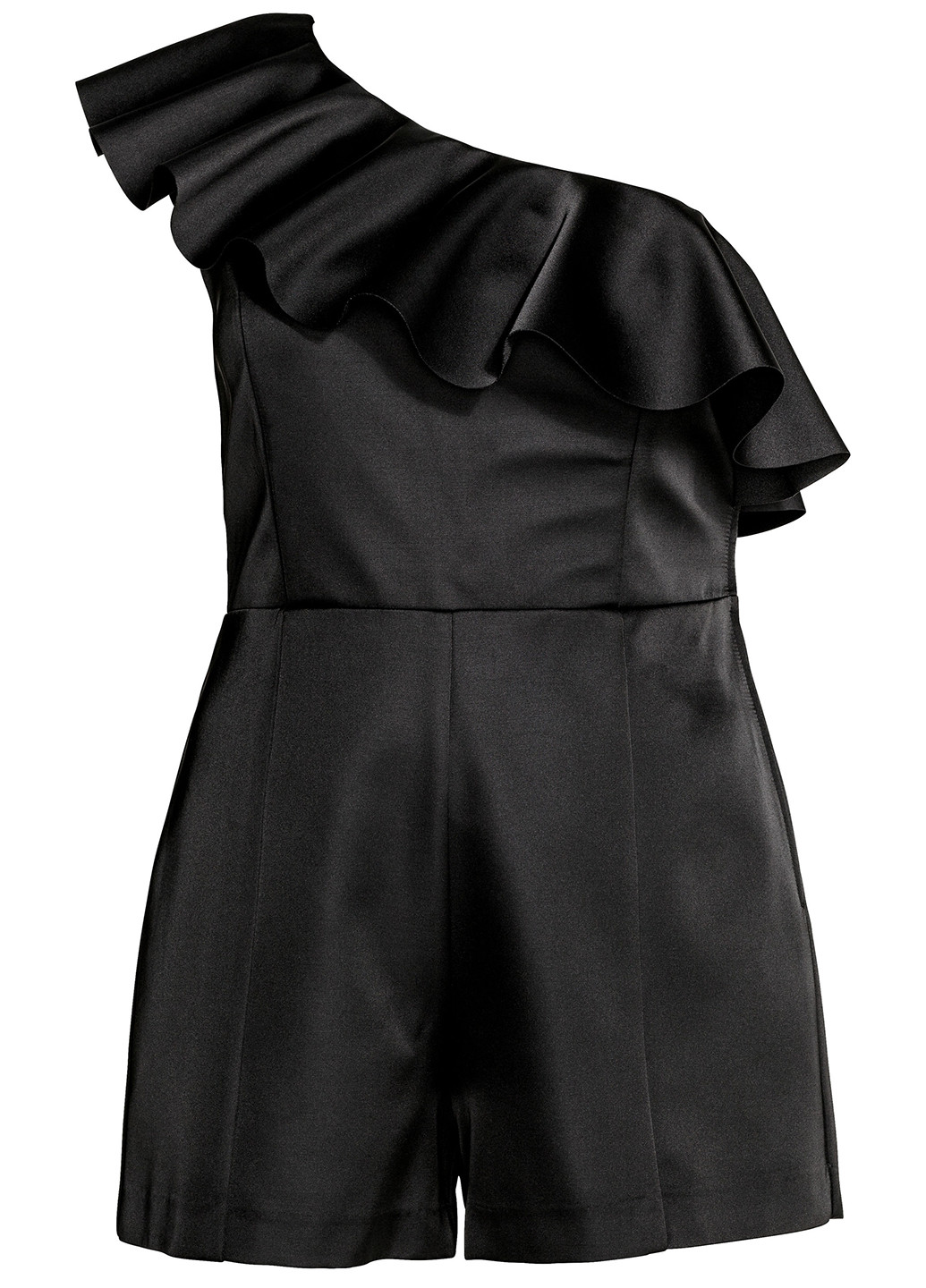 Комбинезон H&M комбинезон-шорты чёрный кэжуал