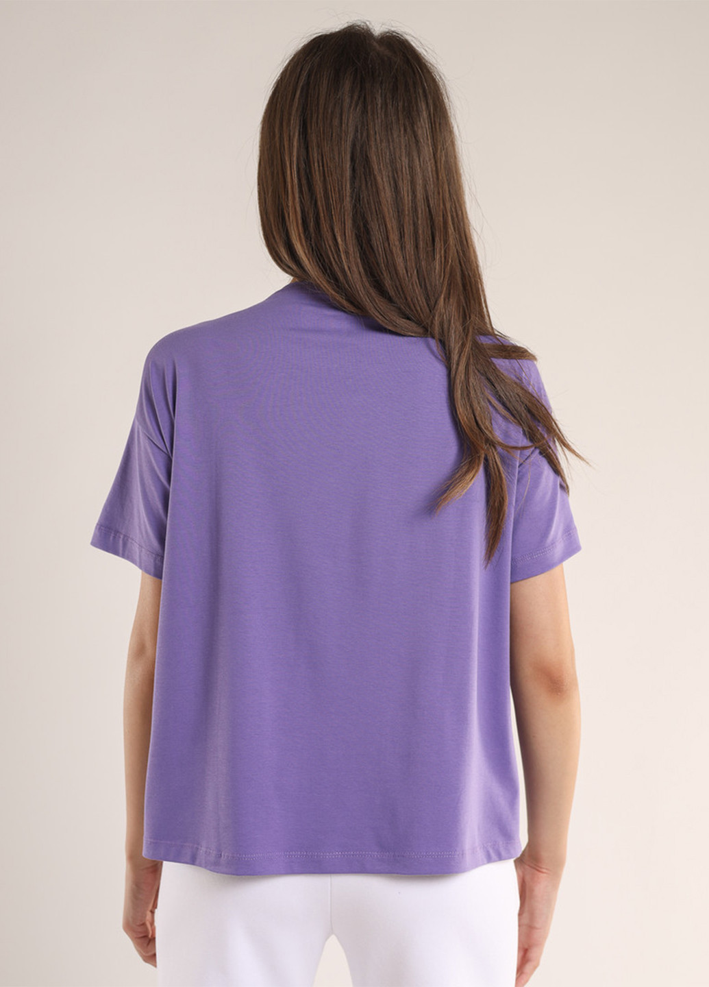 Фиолетовая летняя футболка BBL