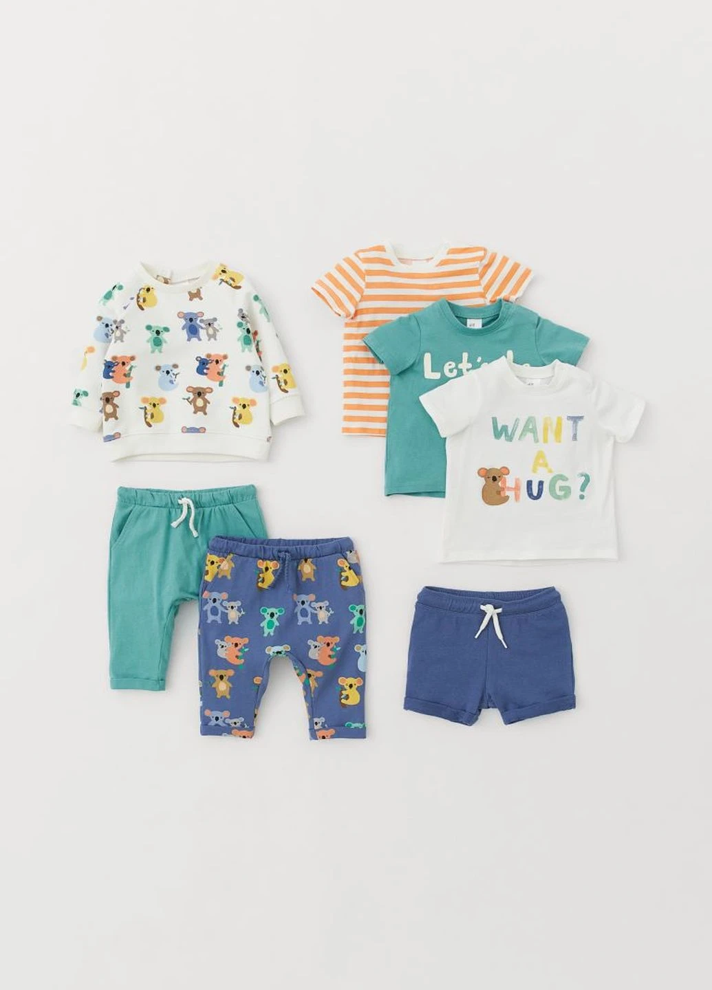 Комбінована літня футболка H&M