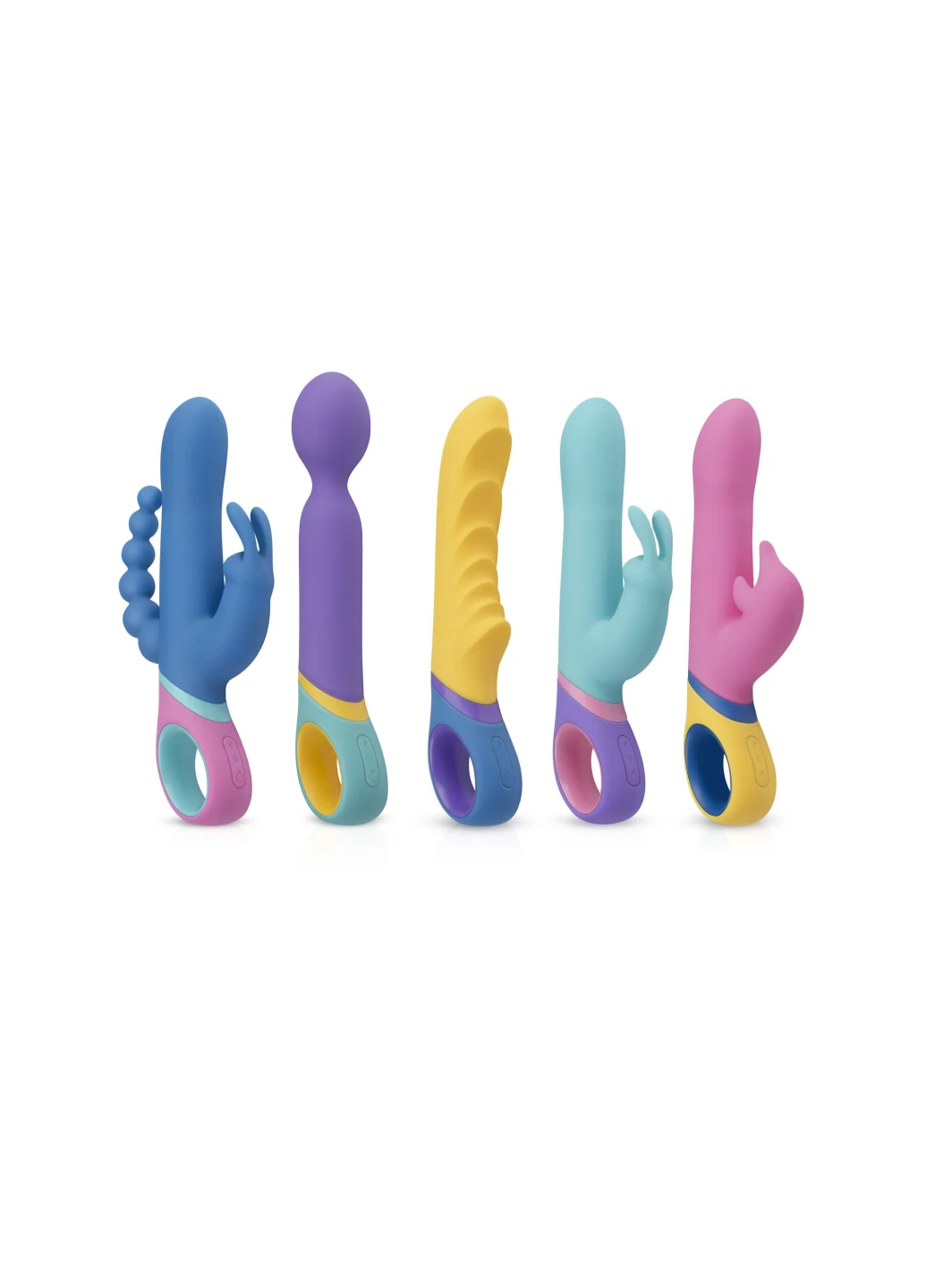 Вібратор кролик з ротацією та анальним стимулятором Vice - Double Vibrator PMV20 (251954279)