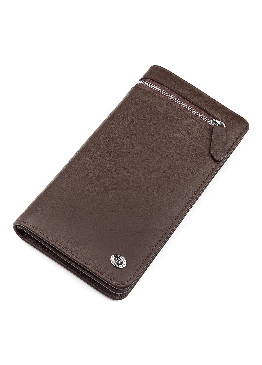 Чоловічий шкіряний гаманець 10х20х3,5 см st leather (252129537)