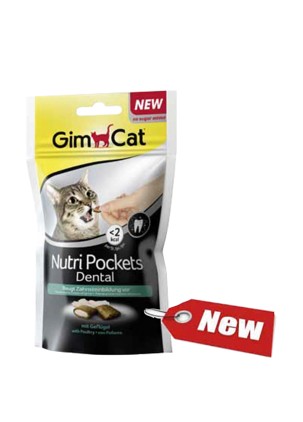 Консервы Nutri Pockets д/кошек Dental, 60 г. Gimborn (16935078)