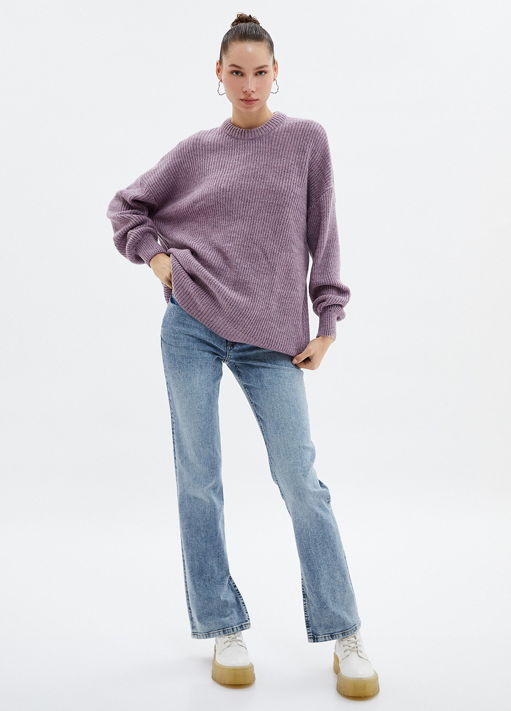 Фіолетовий демісезонний светр джемпер KOTON