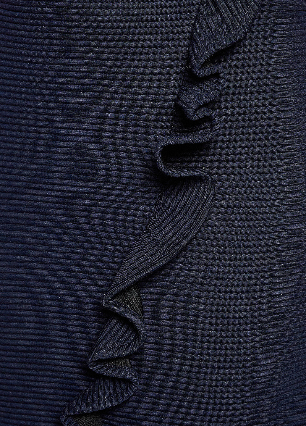 Темно-синяя кэжуал однотонная юбка KOTON