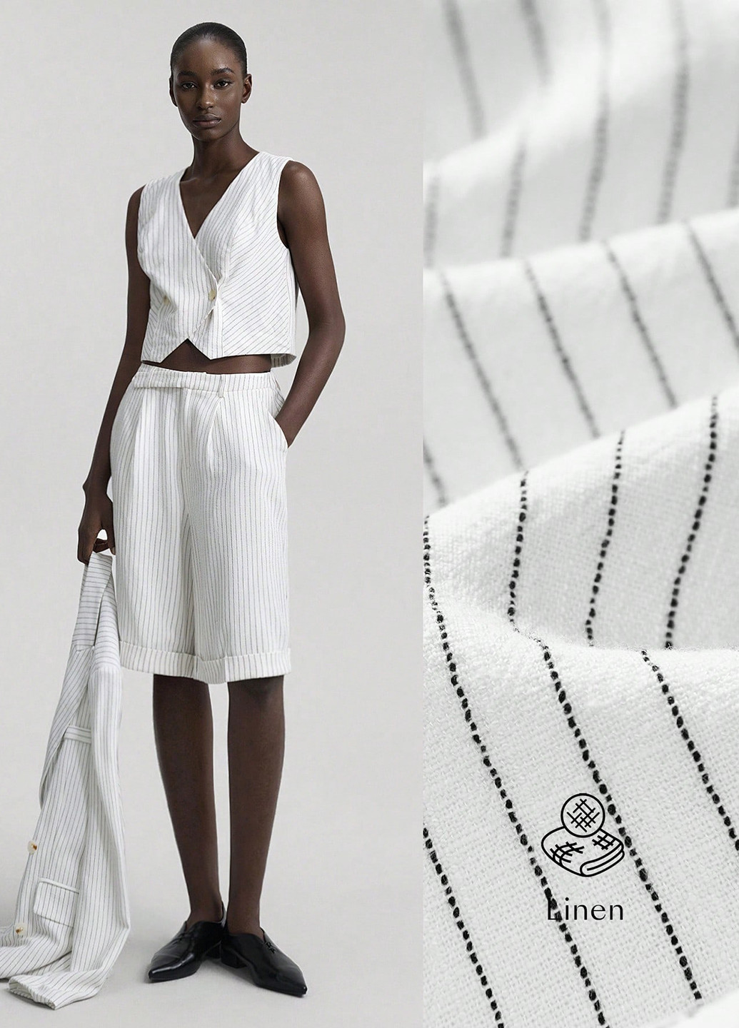 Костюм (жилет, шорты) SHEIN (367436388)