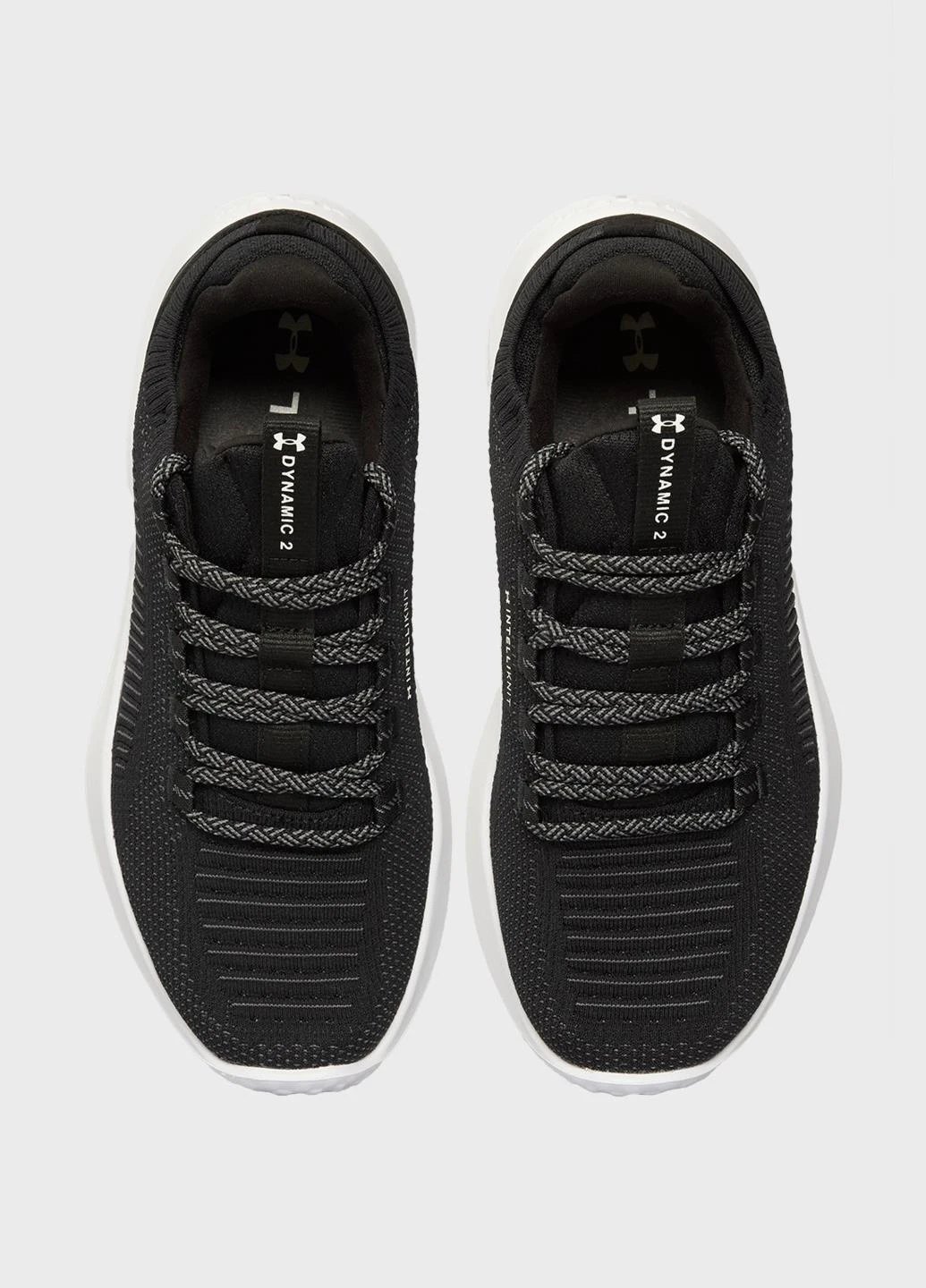 Черные демисезонные кроссовки ua dynamic 2 3028076-002 Under Armour /UA Dynamic 2