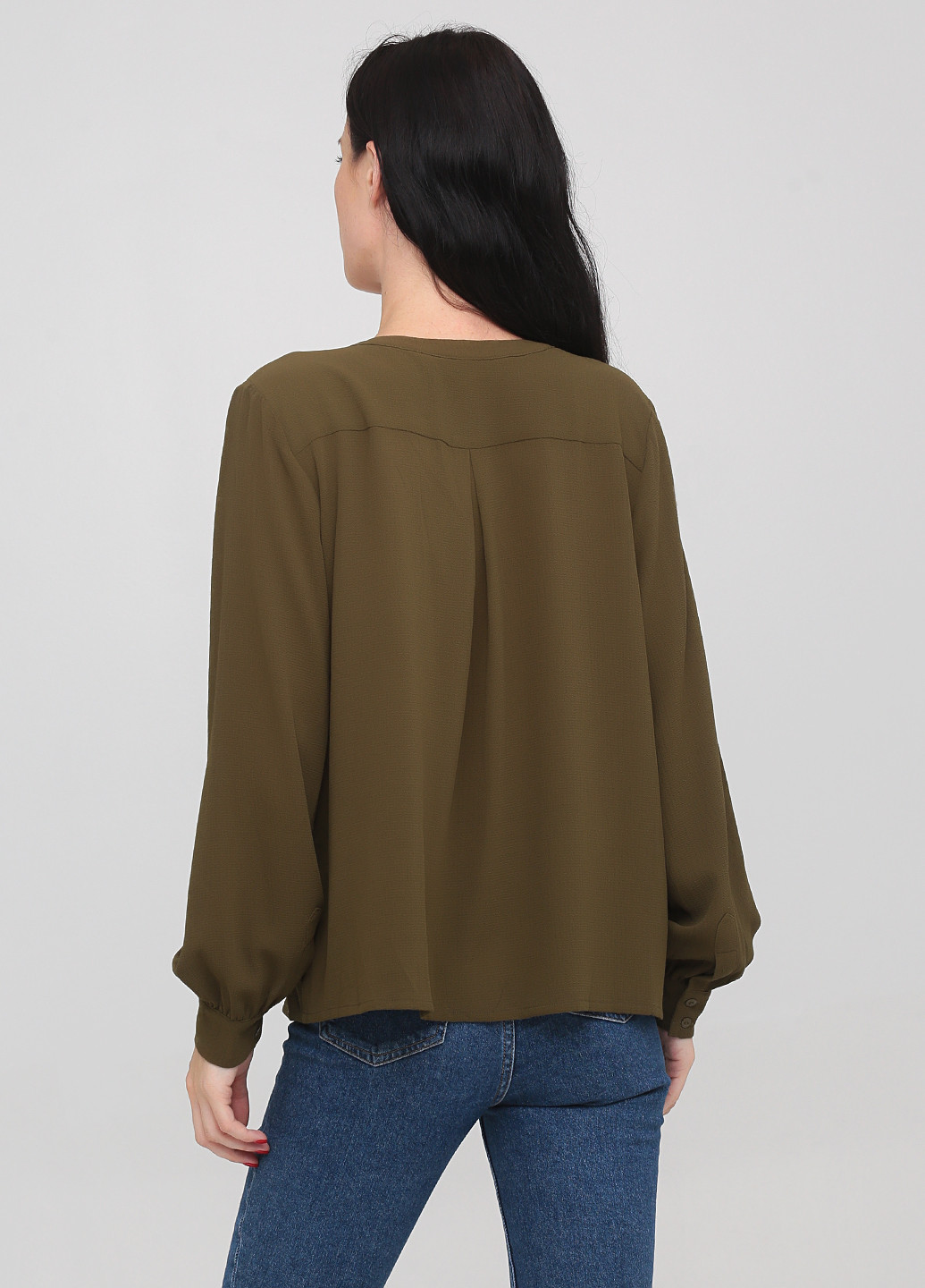 Оливковая (хаки) демисезонная блуза Minimum