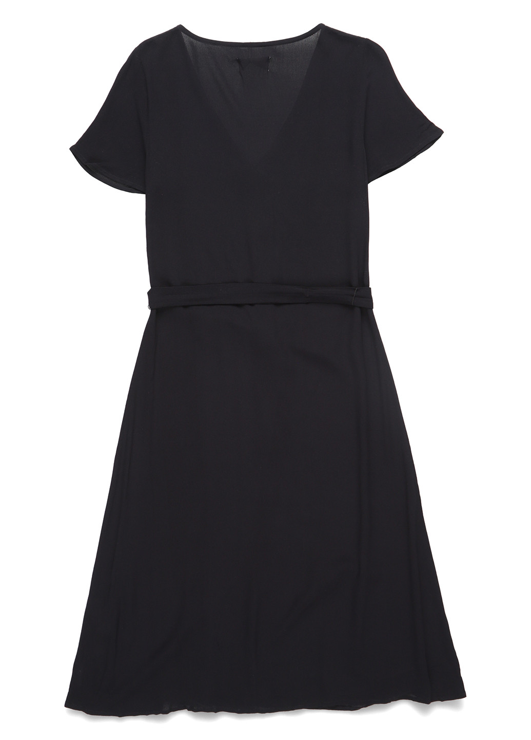 Чорна кежуал сукня кльош Twintip однотонна