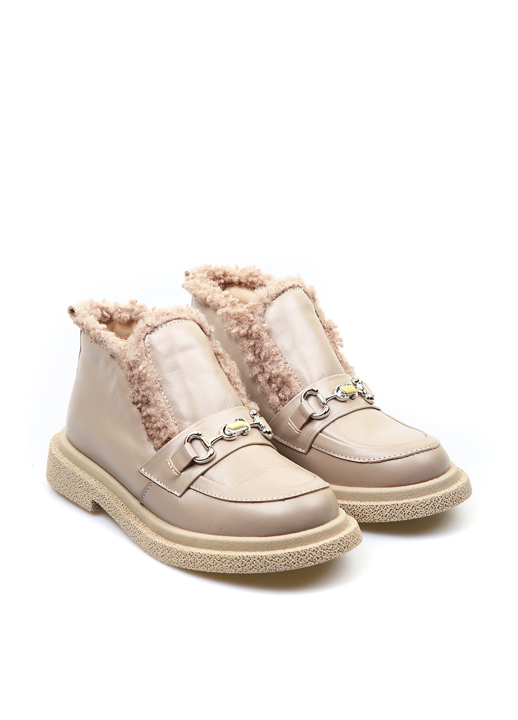 Зимние ботинки No Brand с мехом, с пряжкой