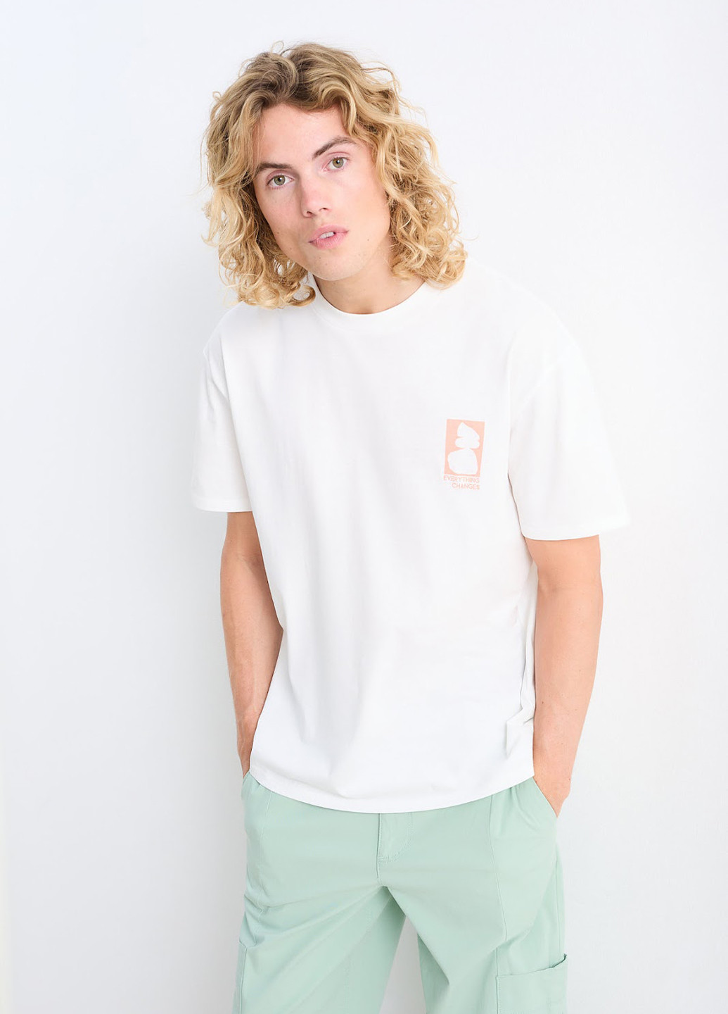 Белая футболка C&A