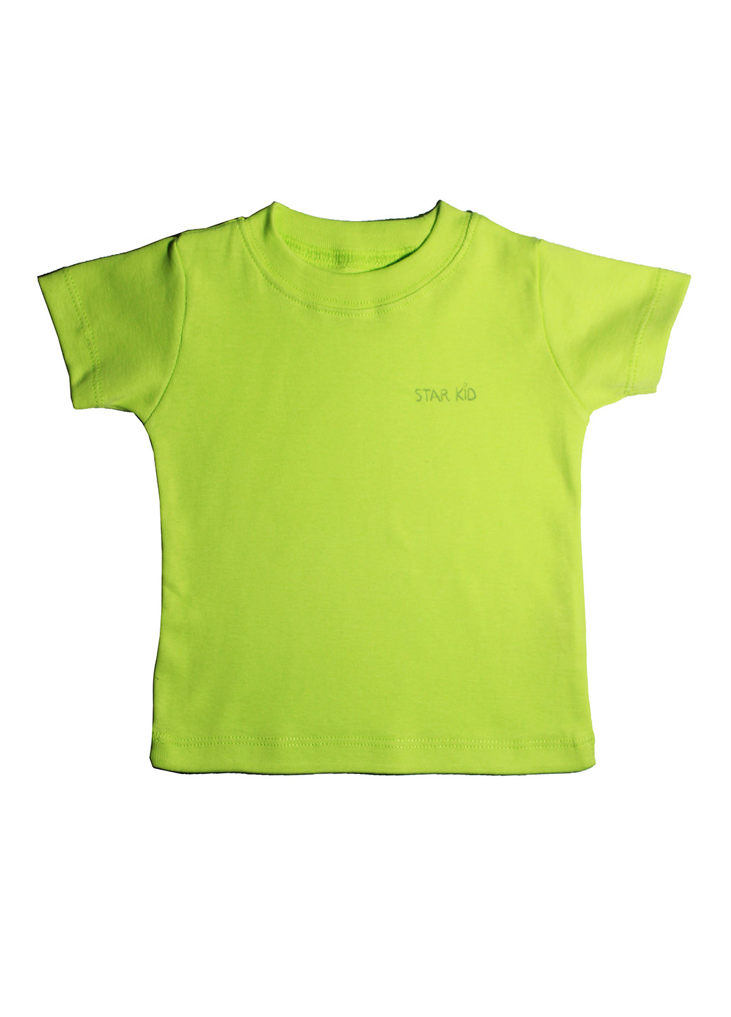 Салатовая летняя футболка с коротким рукавом Star Kid