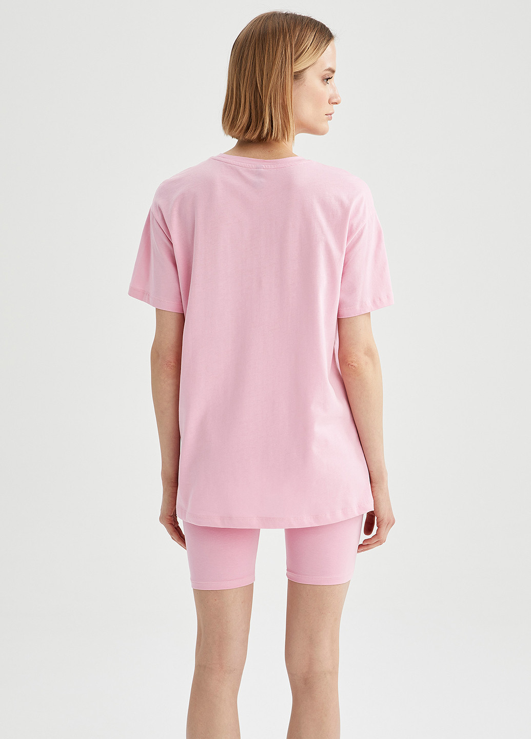 Рожева літня футболка DeFacto