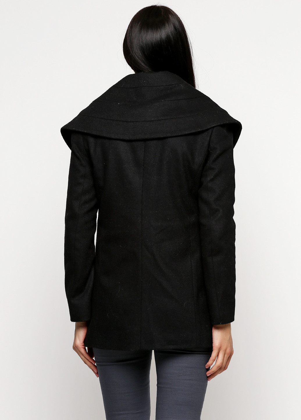 Черное Кэжуал пальто Guess by Marciano однотонное
