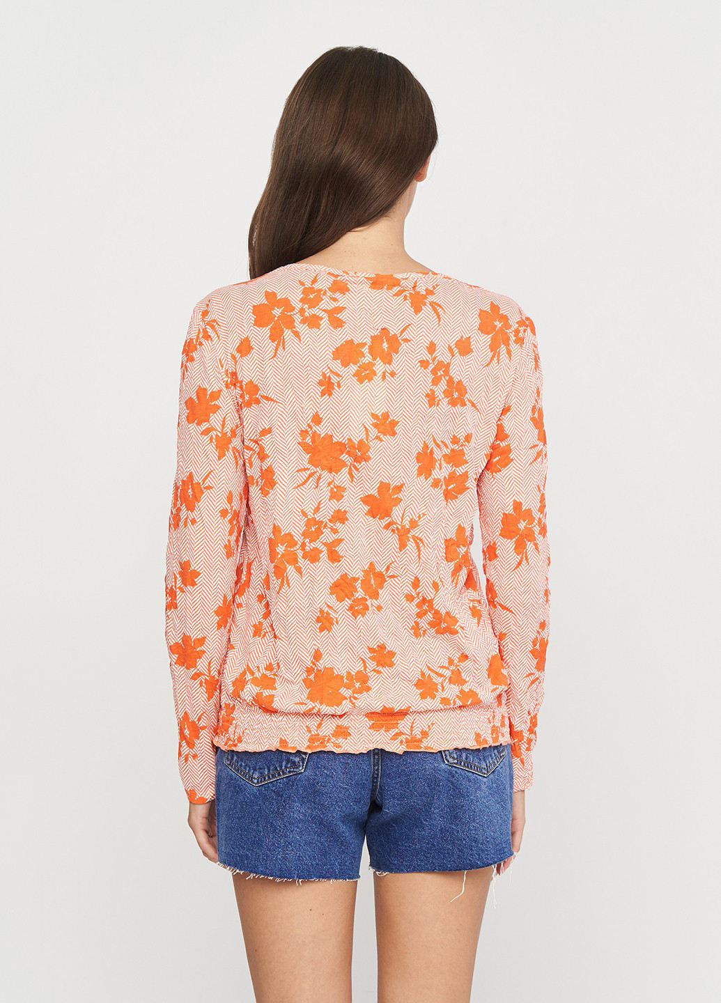 Помаранчева блуза Tom Tailor