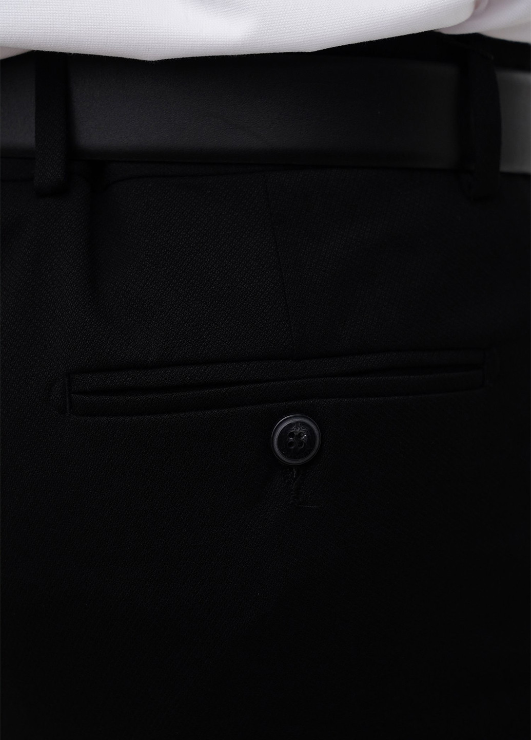 Черные кэжуал, классические демисезонные прямые брюки Trend Collection