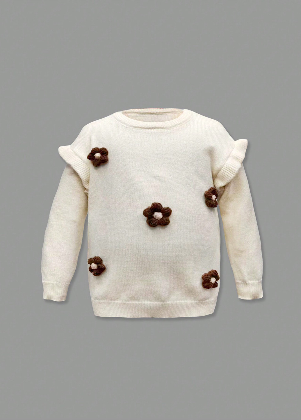 Молочный демисезонный джемпер джемпер SHEIN