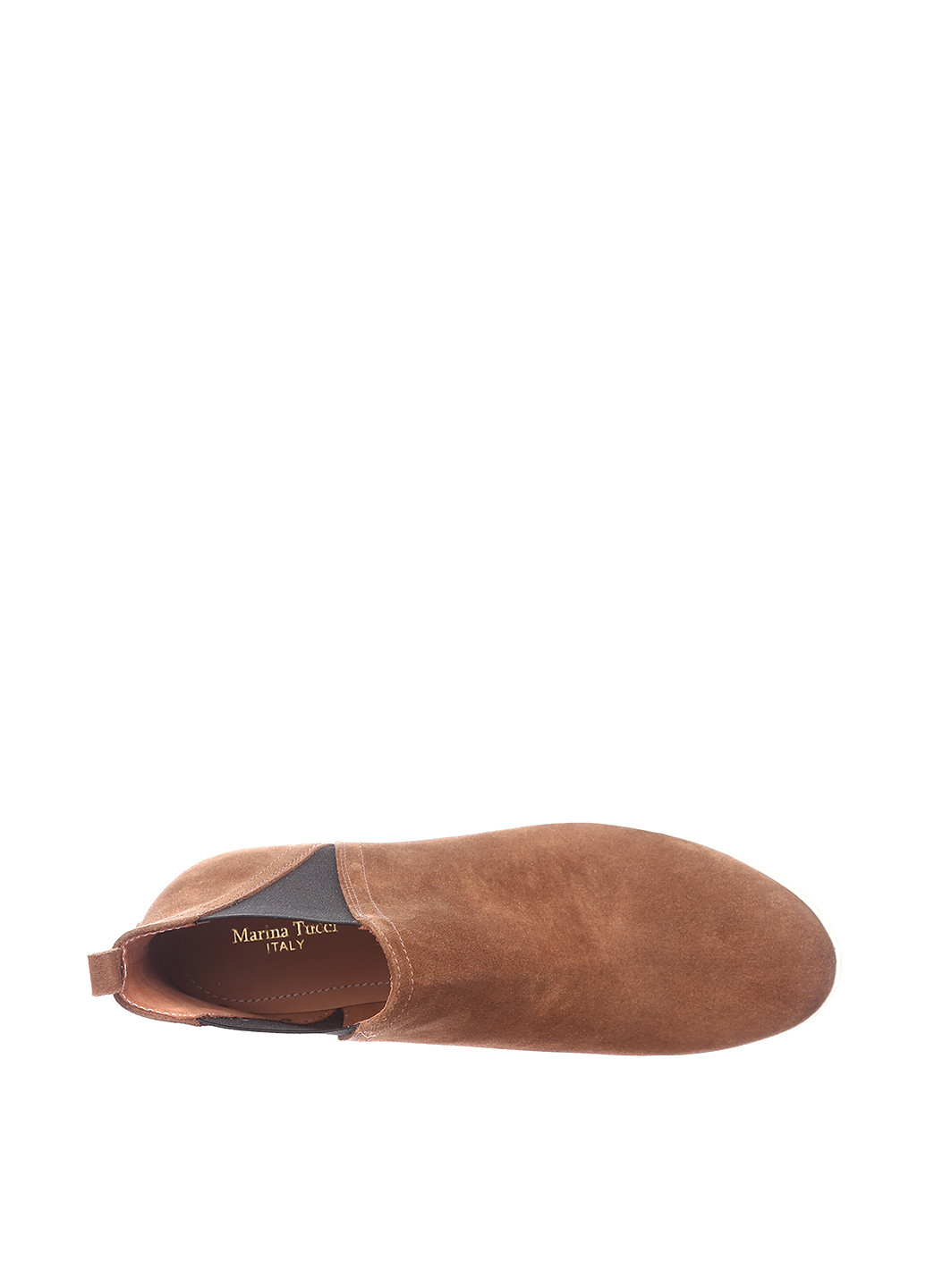 Осенние ботинки челси Maria Tucci без декора из натуральной замши