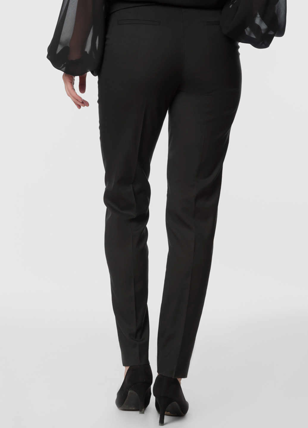 Черные демисезонные брюки Arber