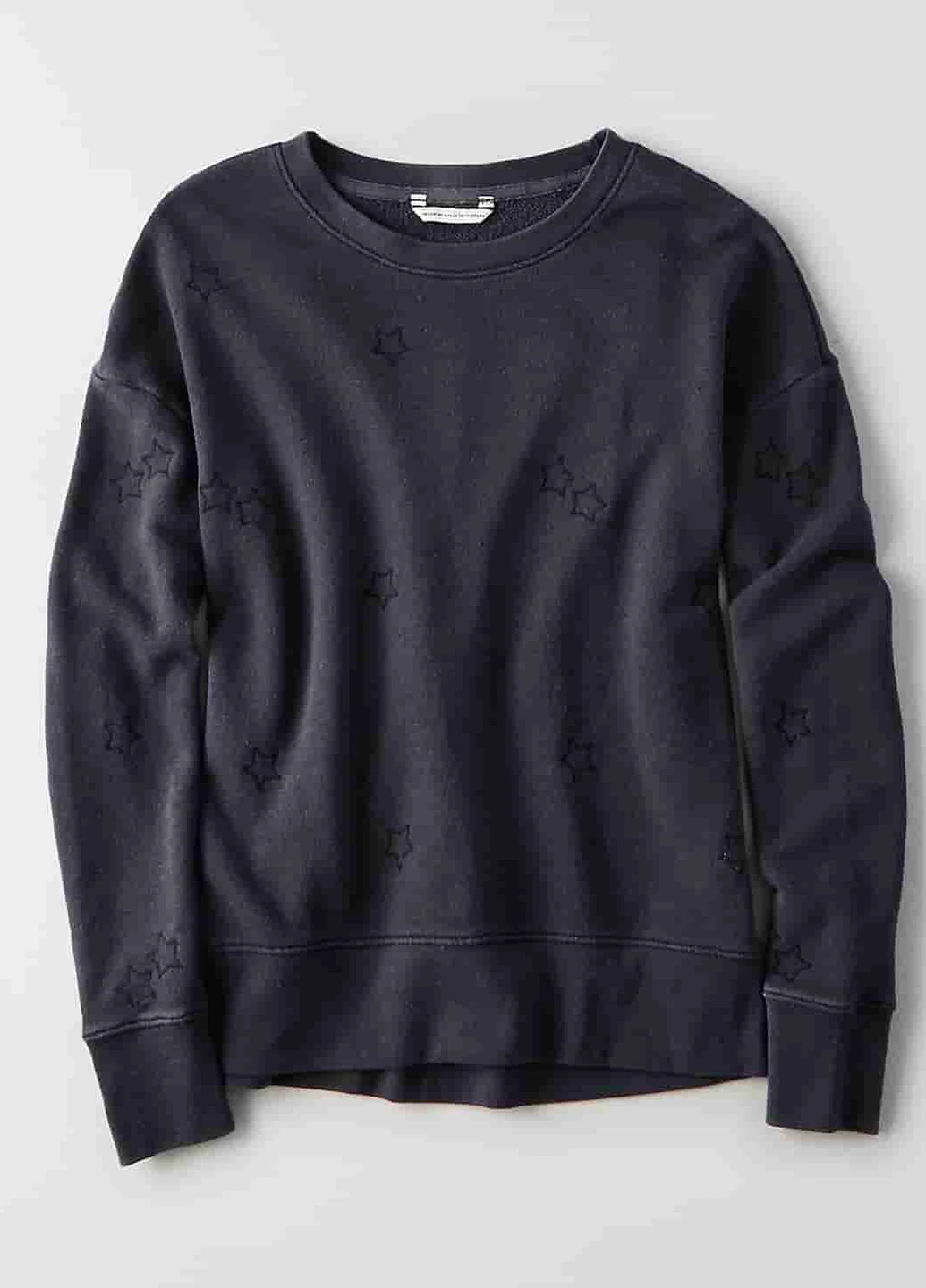 Темно-серый свитшот American Eagle однотонный (37932171)