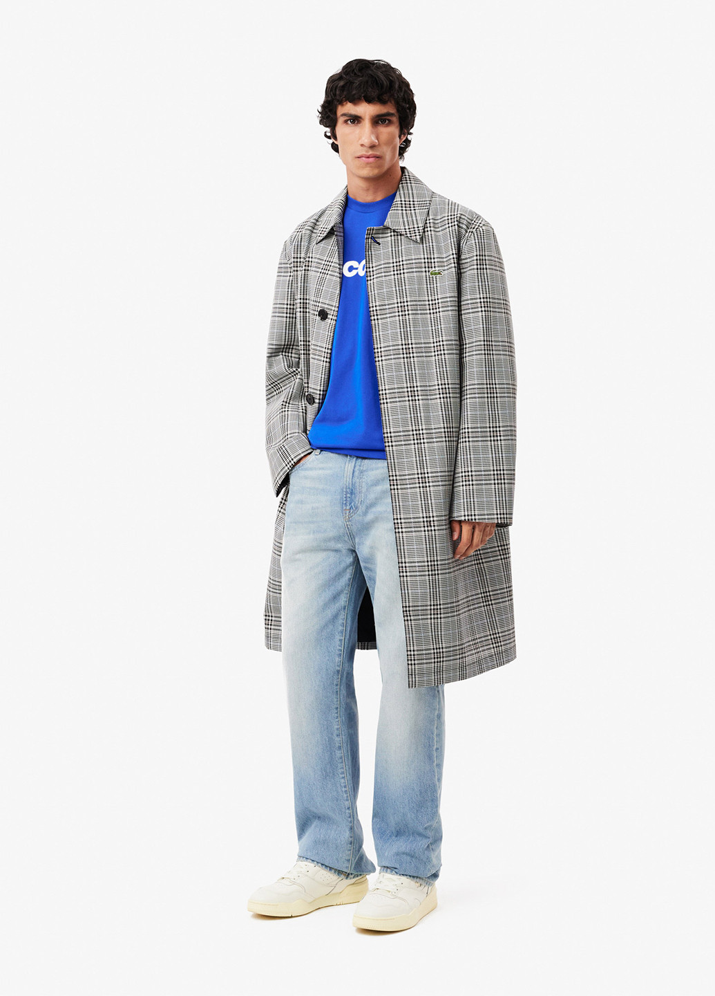 Синяя футболка Lacoste